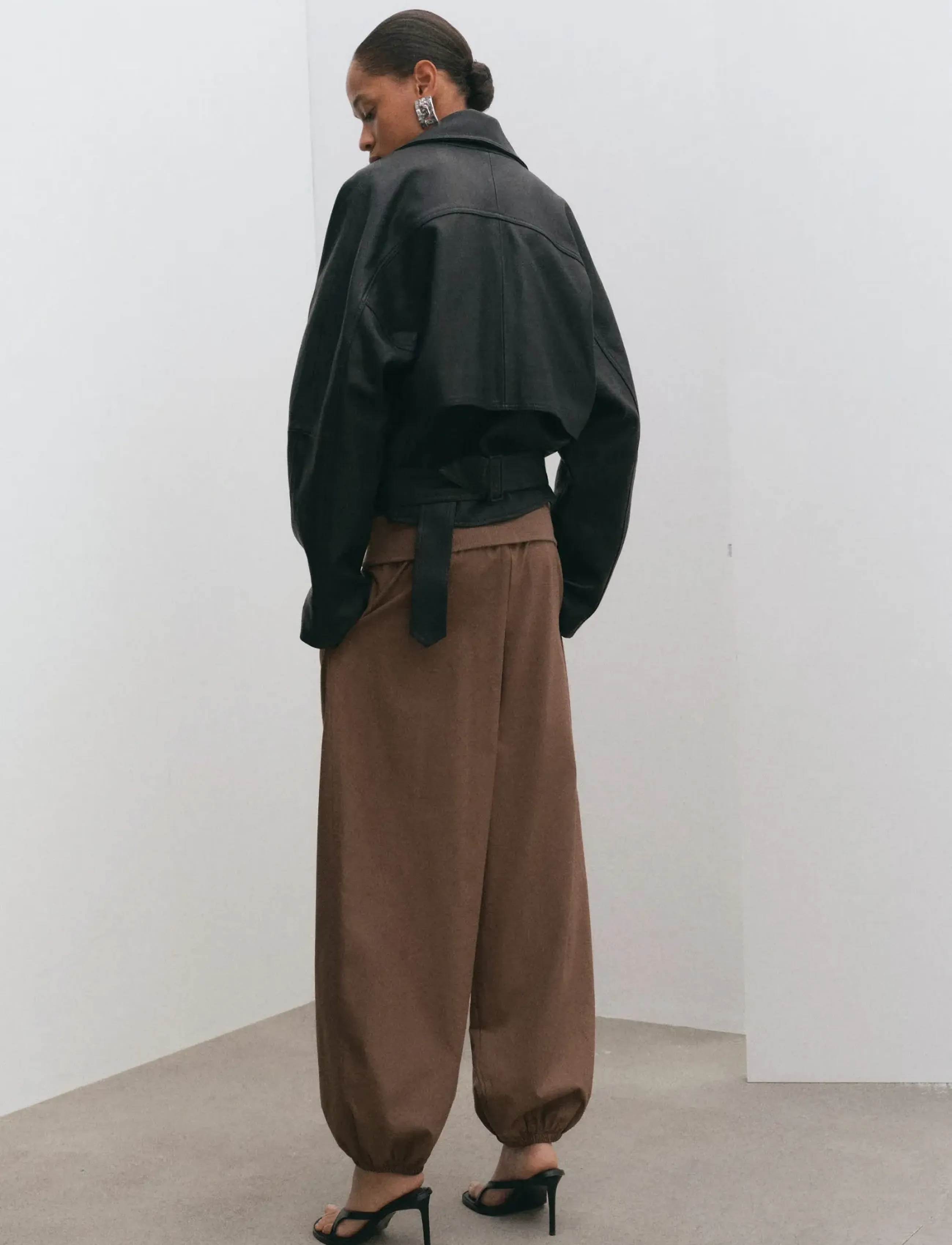 High-Waisted Harem Pants 2