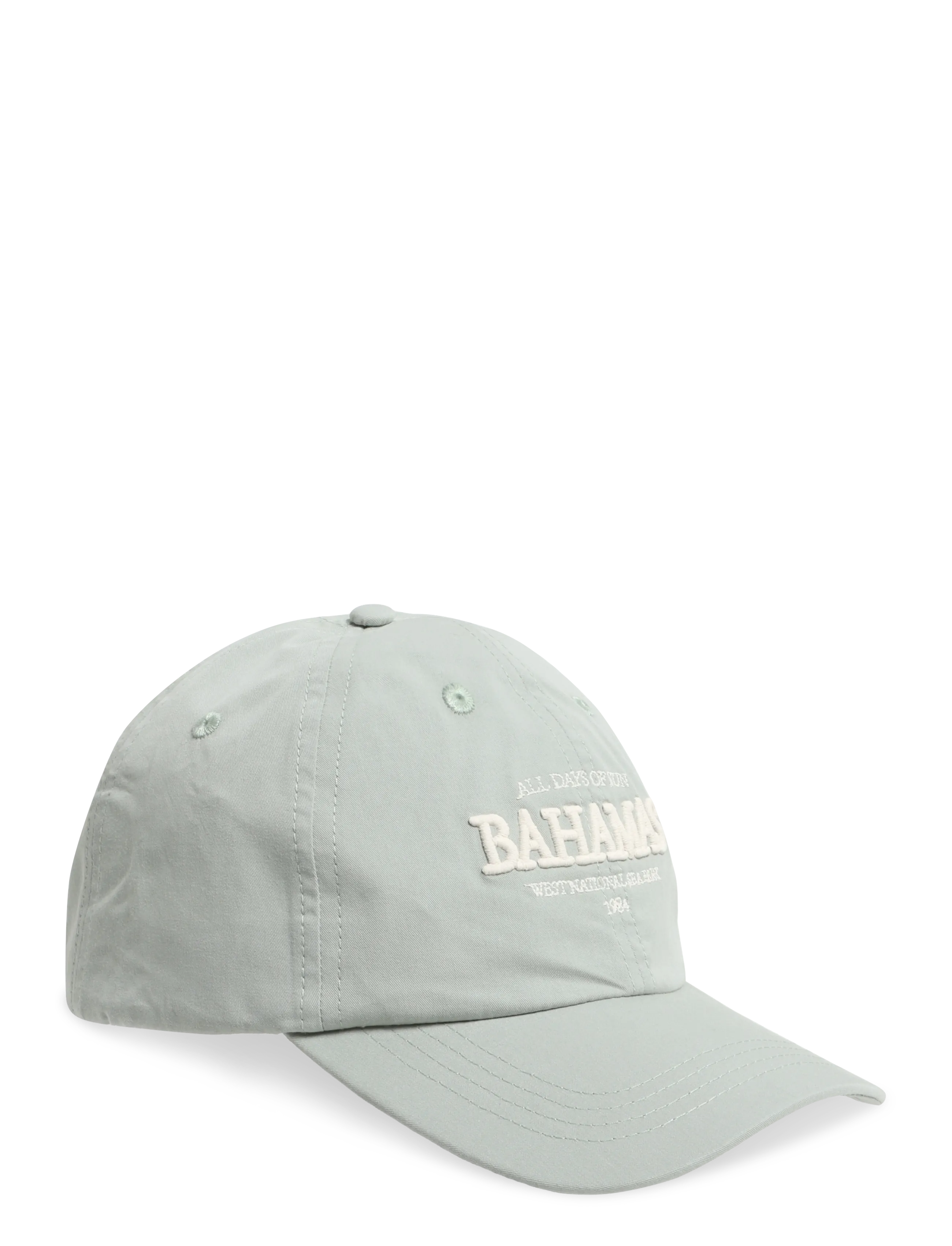 Mango Embroidered message cap - Accessories - TURQUOISE - AQUA / blue