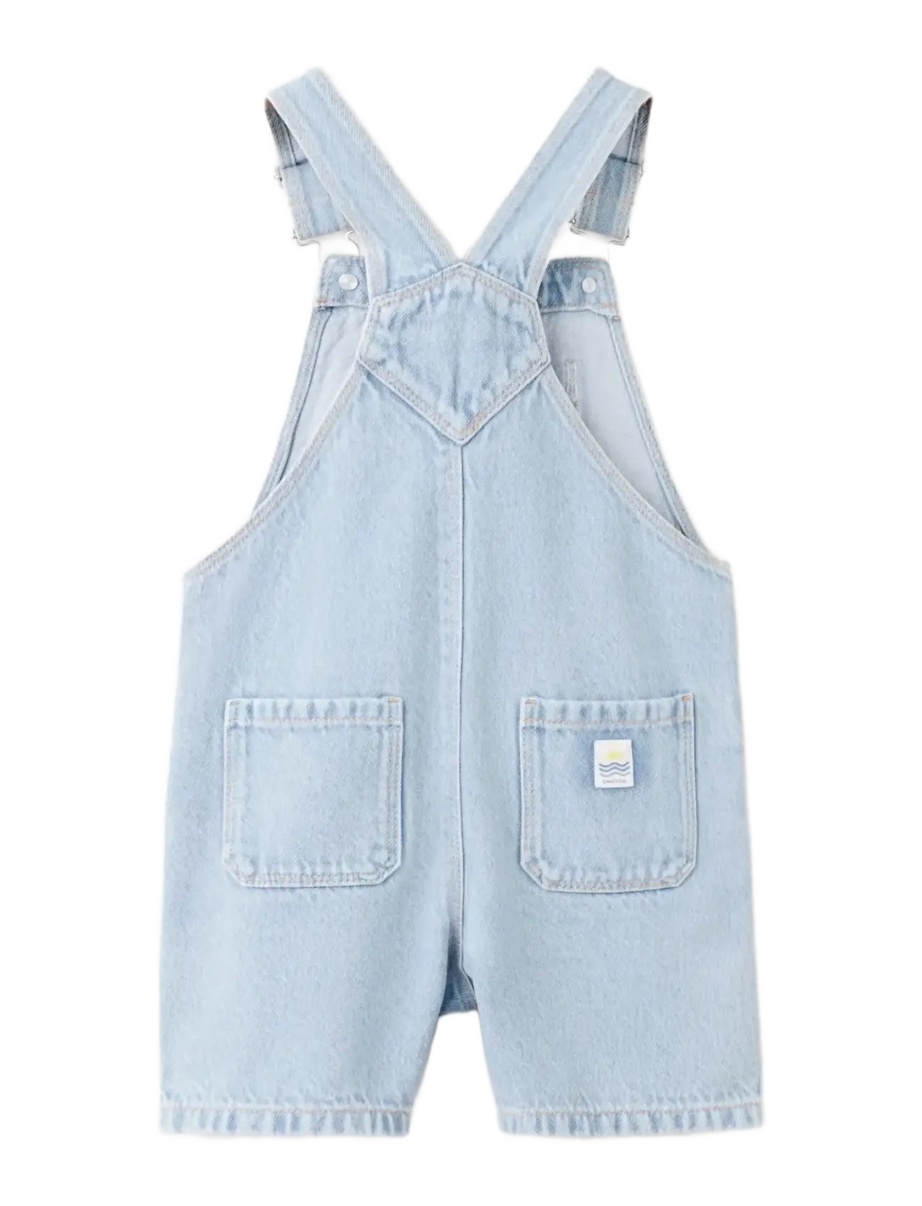 Mango - Denim dungarees with pockets - hängselbyxor - open blue - 1