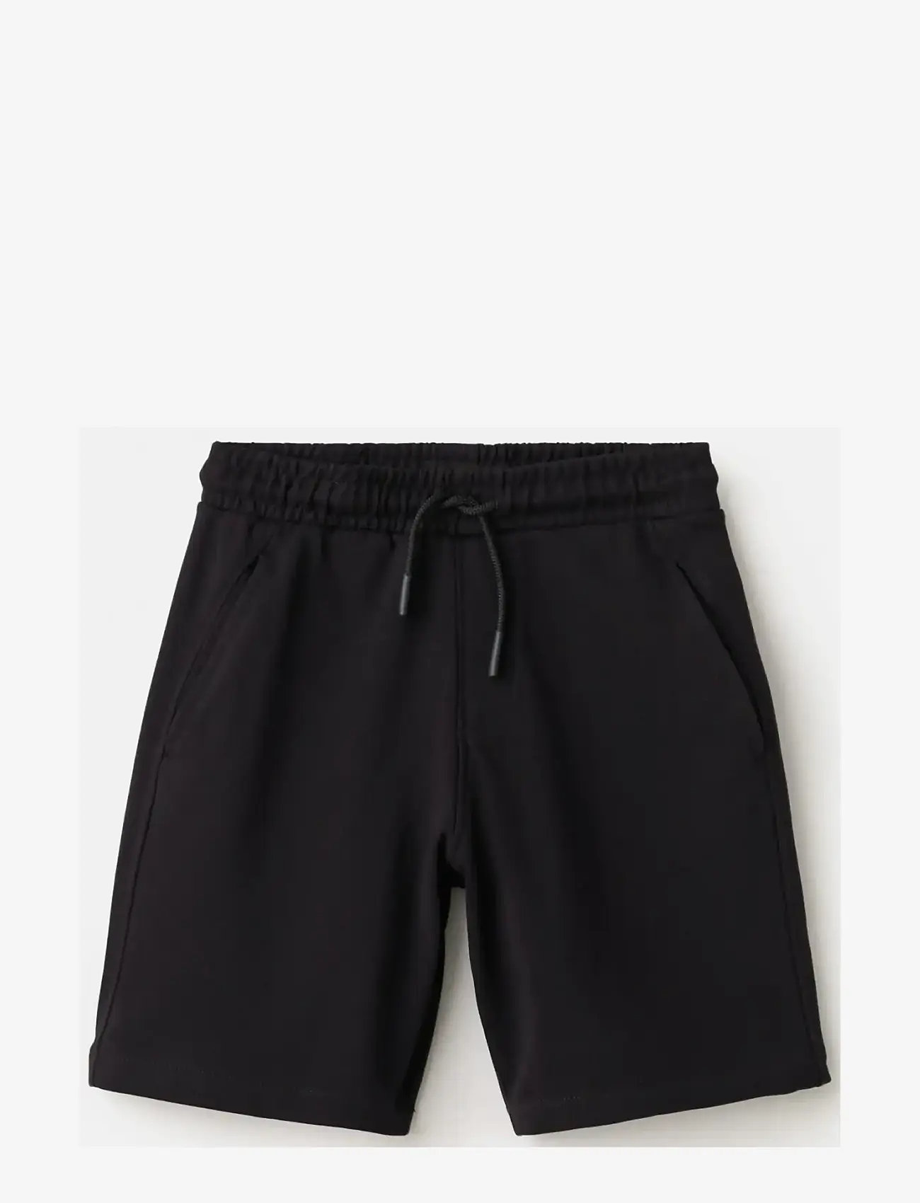Mango - Basic cotton bermuda shorts - casual shorts - black - 0