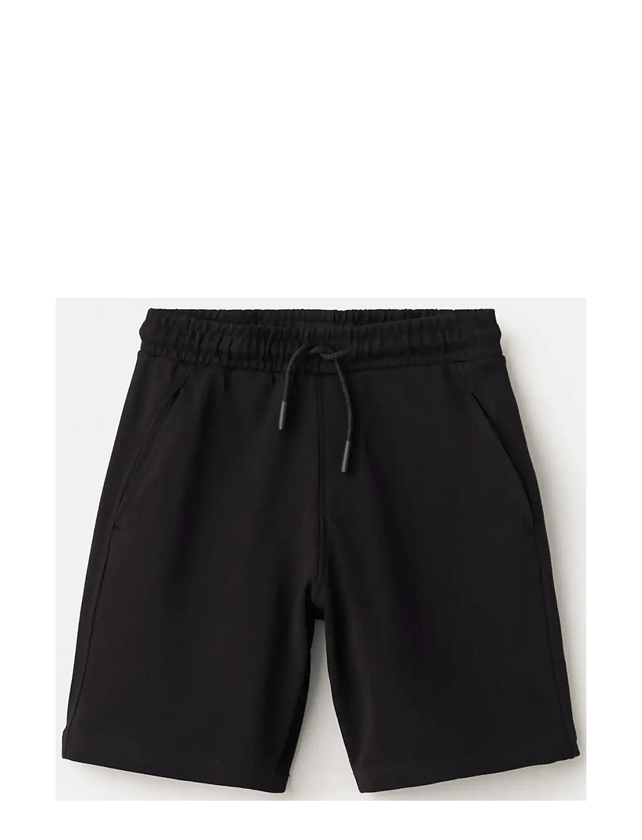 Mango - Basic cotton bermuda shorts - casual shorts - black - 0