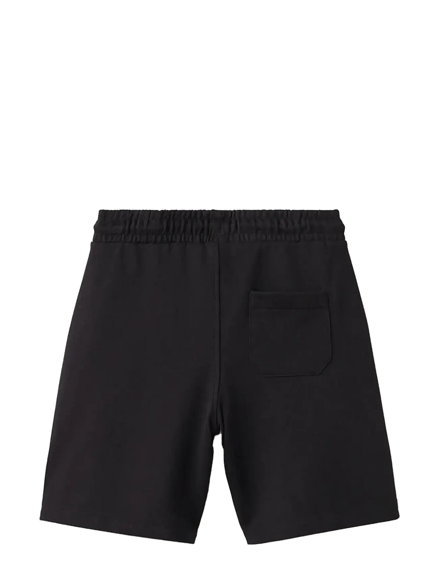 Mango - Basic cotton bermuda shorts - casual shorts - black - 1