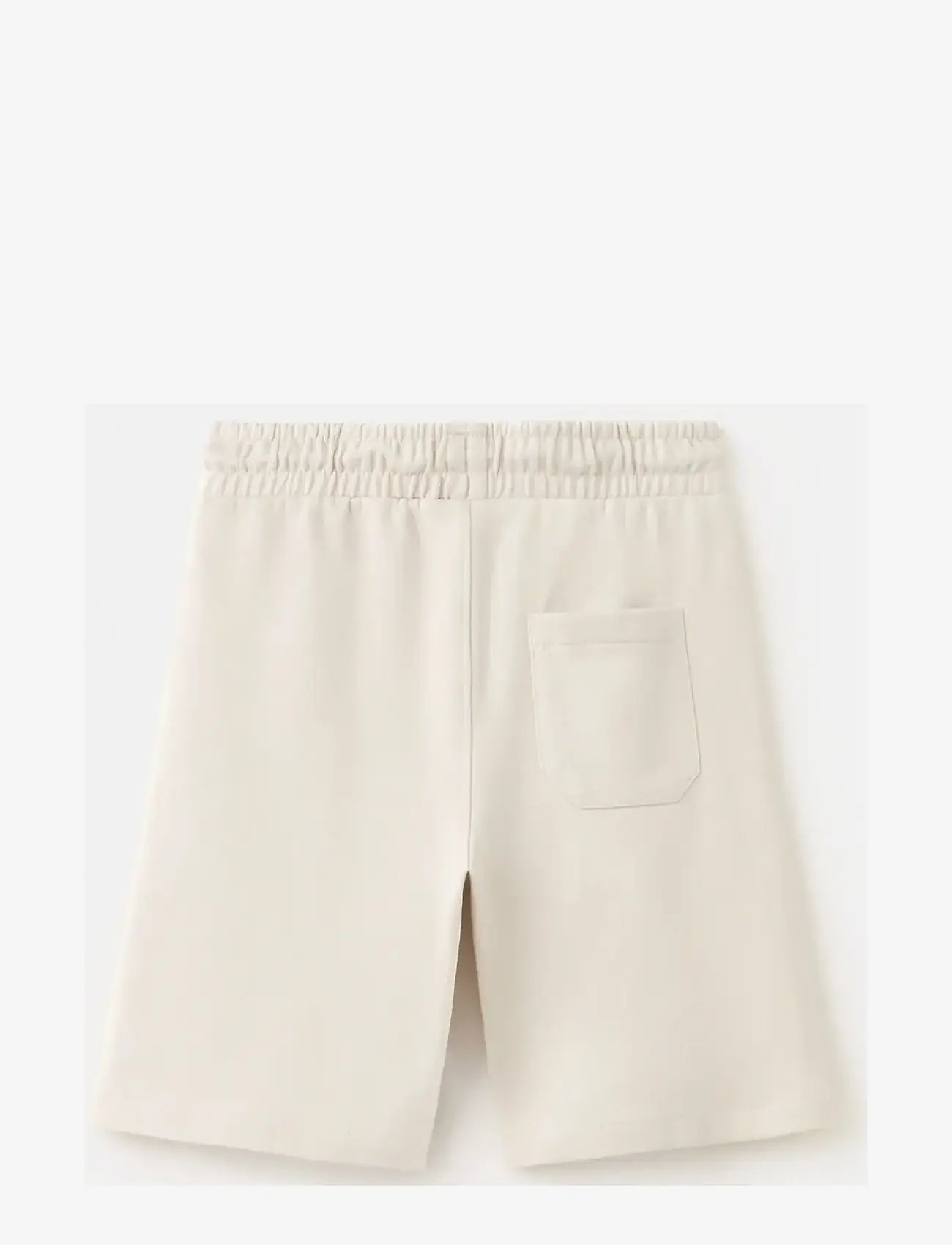 Mango - Basic cotton bermuda shorts - casual shorts - light beige - 1