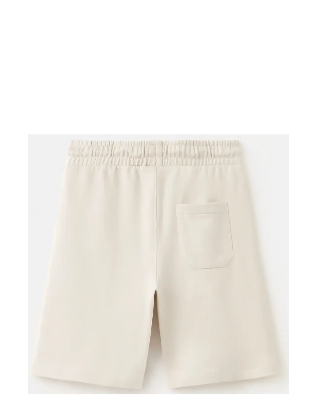 Mango - Basic cotton bermuda shorts - casual shorts - light beige - 1