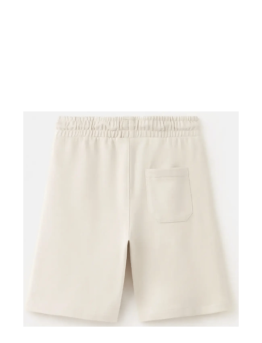 Mango - Basic cotton bermuda shorts - casual shorts - light beige - 1