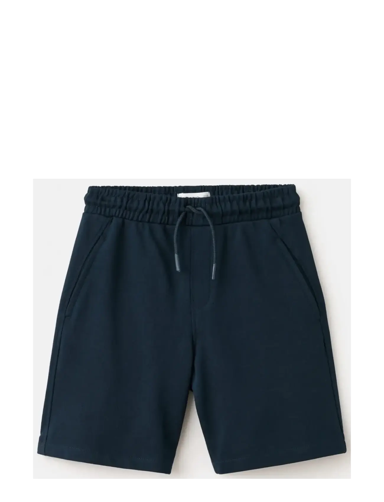 Mango Basic Cotton Bermuda Shorts, Børn, Basis Bermudashorts, Navy, Str: 9-10