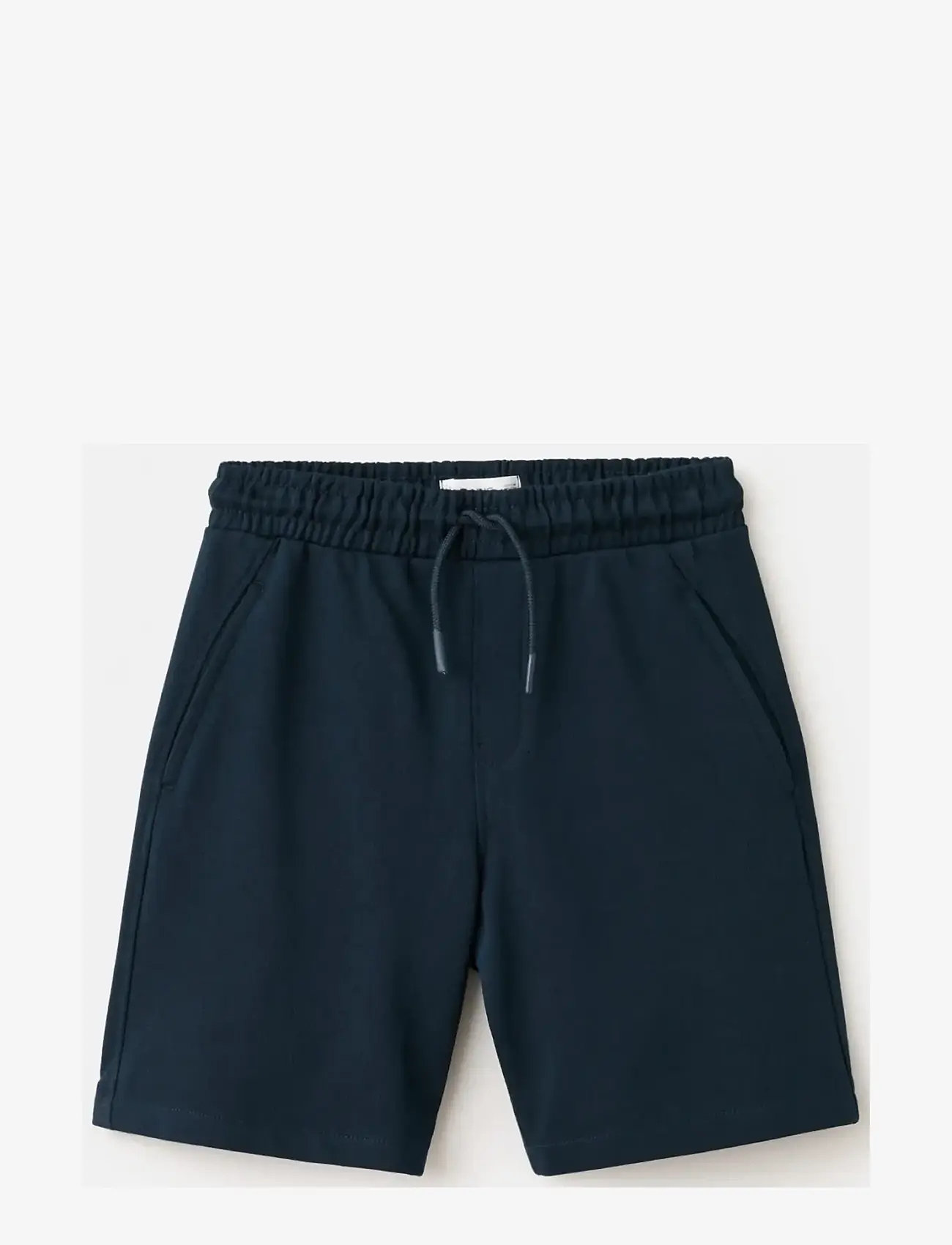 Mango - Basic cotton bermuda shorts - casual shorts - navy - 0