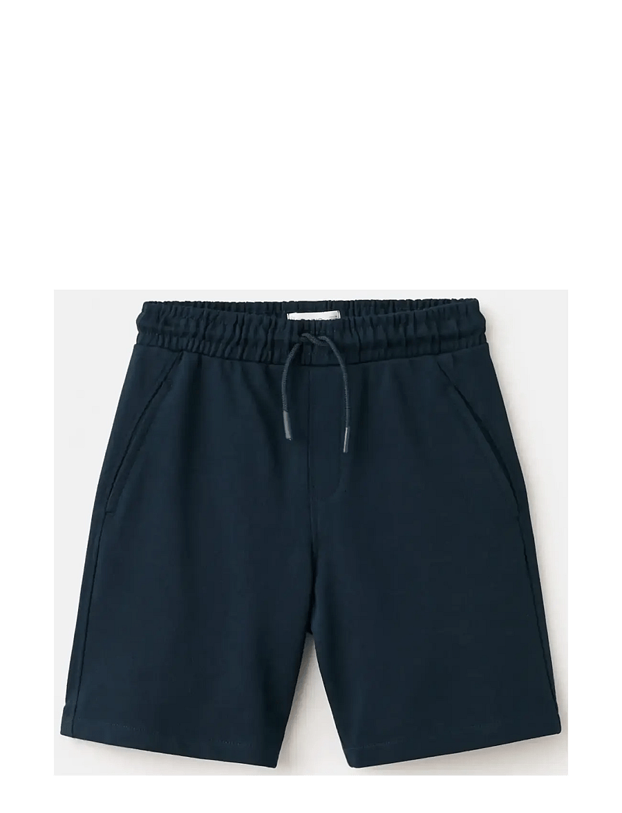 Mango - Basic cotton bermuda shorts - casual shorts - navy - 0
