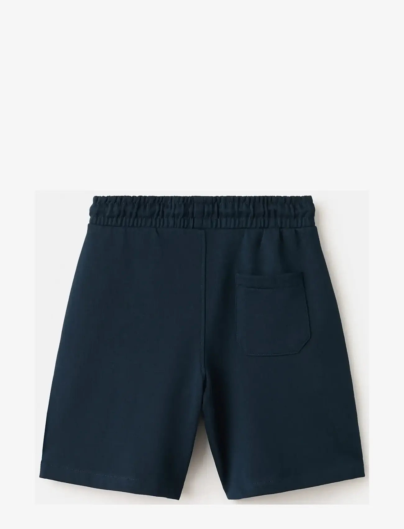 Mango - Basic cotton bermuda shorts - casual shorts - navy - 1