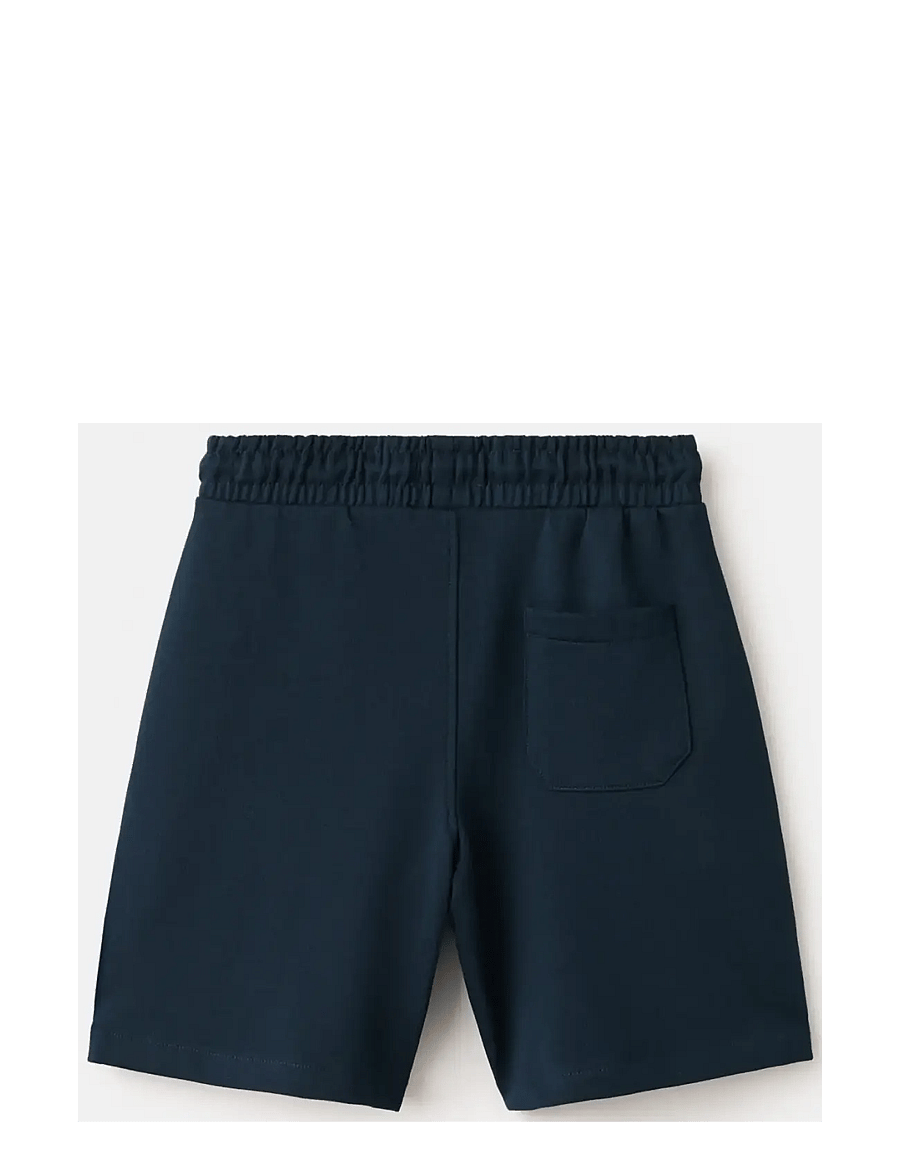 Mango - Basic cotton bermuda shorts - casual shorts - navy - 1