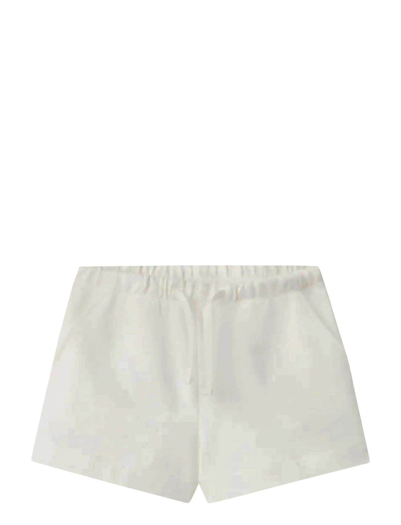 Mango Cotton shorts with drawstring - Kleidung - NATURAL WHITE / cream