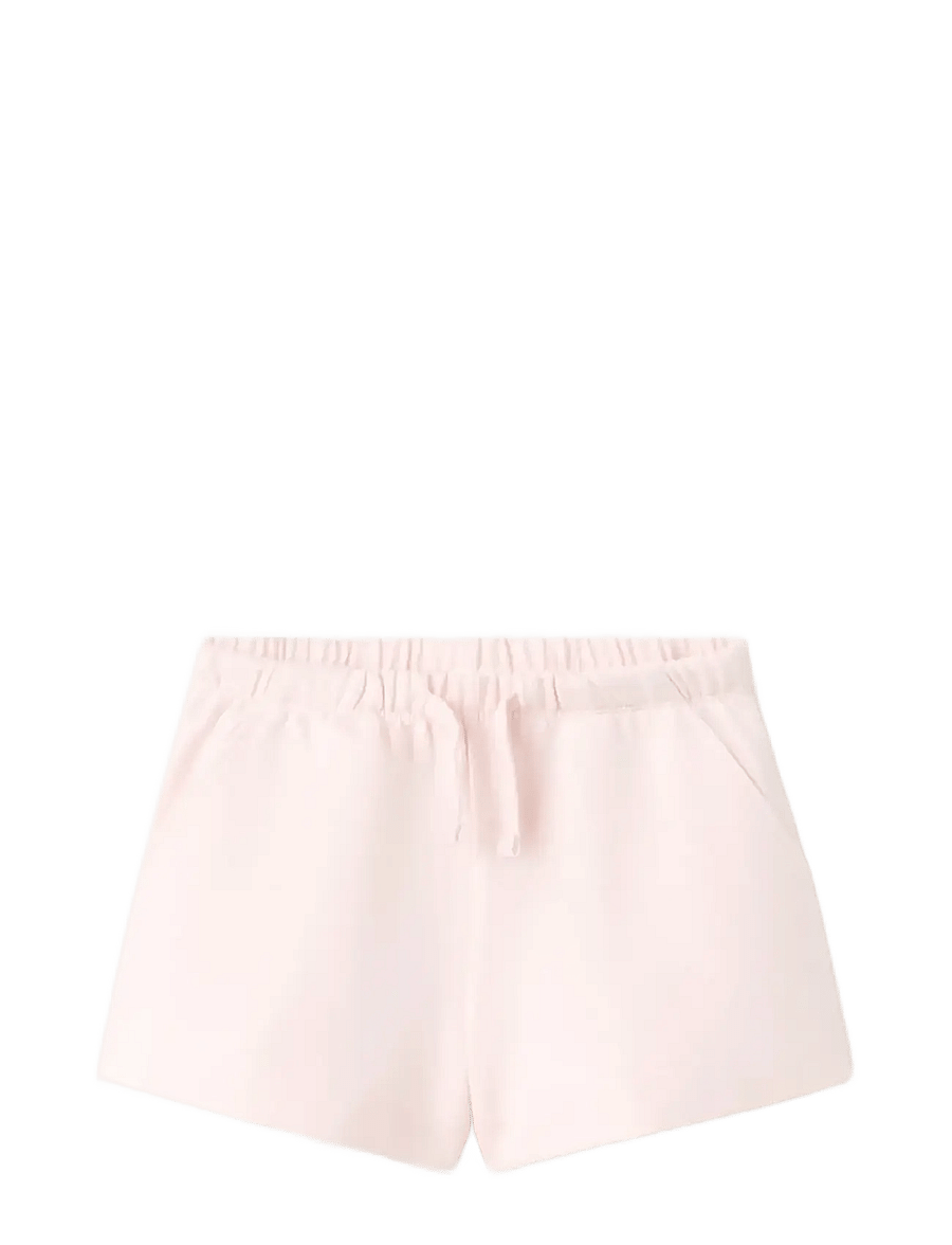 Mango - Cotton shorts with drawstring - casual shorts - pink - 0
