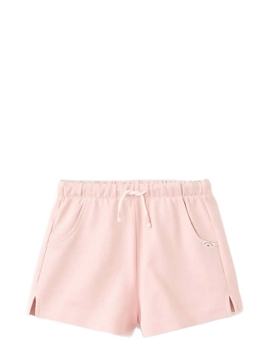 Mango - Cotton shorts with pockets - casual shorts - pink - 0