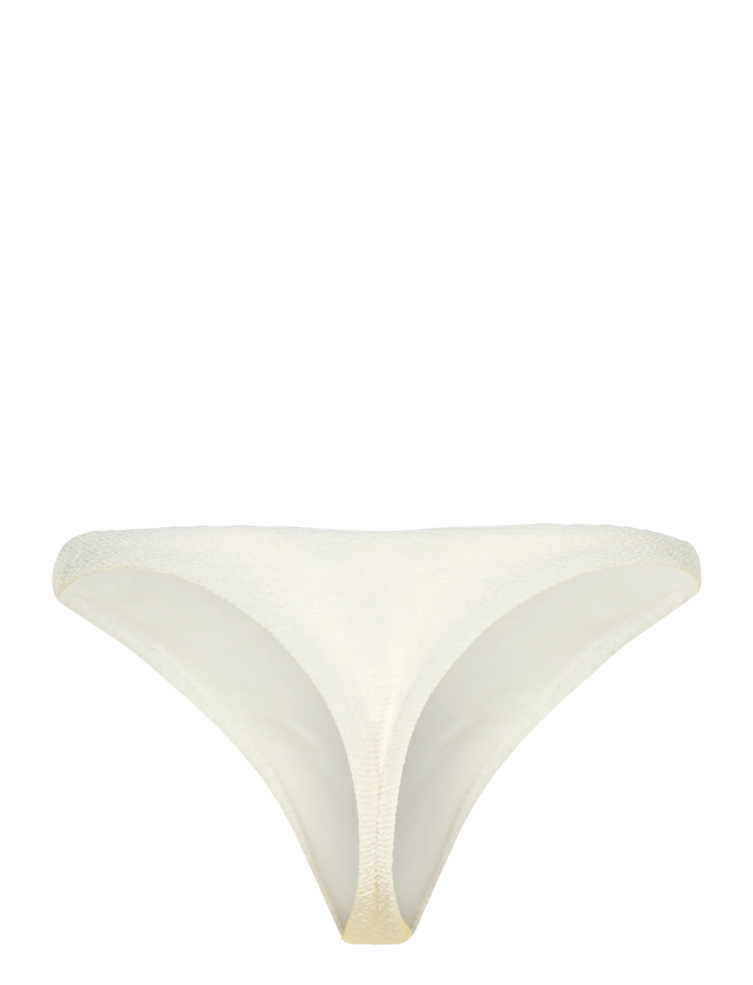 Mango - Brazilian textured bikini knicker - bikini hosen - light beige - 2