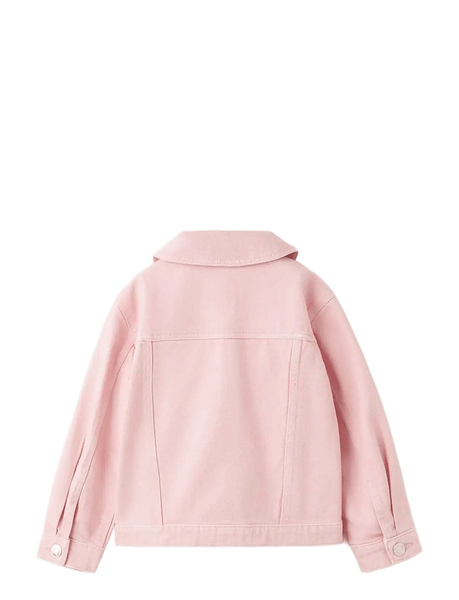 Mango - Denim jacket pockets - denimjakker - pink - 2