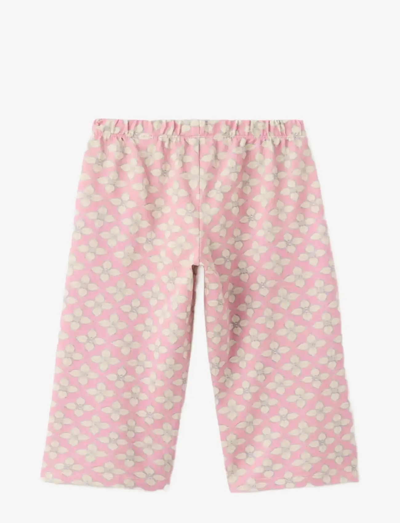 Mango - Printed cotton trousers - babybyxor - pink - 1