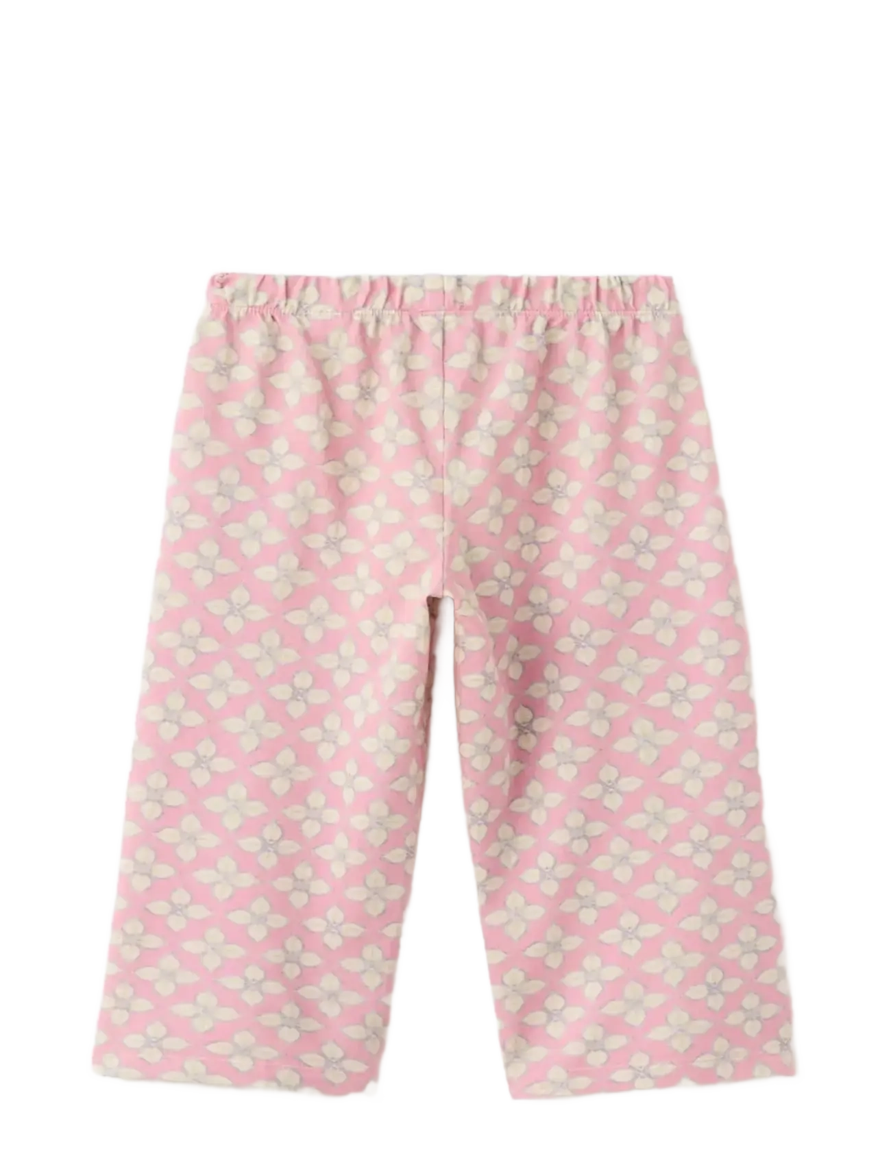 Mango - Printed cotton trousers - laveste priser - pink - 1