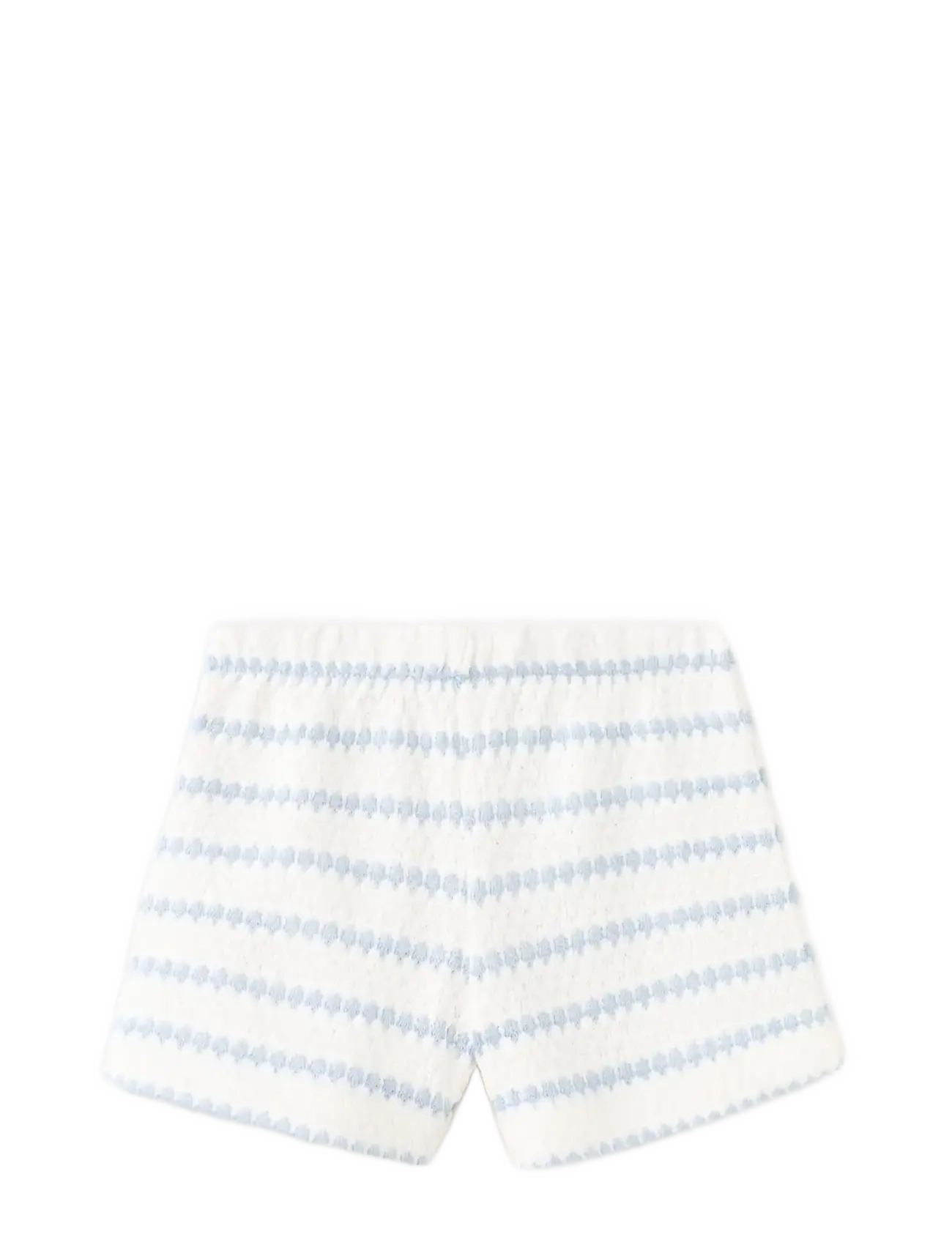 Mango Striped Crochet Shorts, 2-3, Blau - Casual Kinder