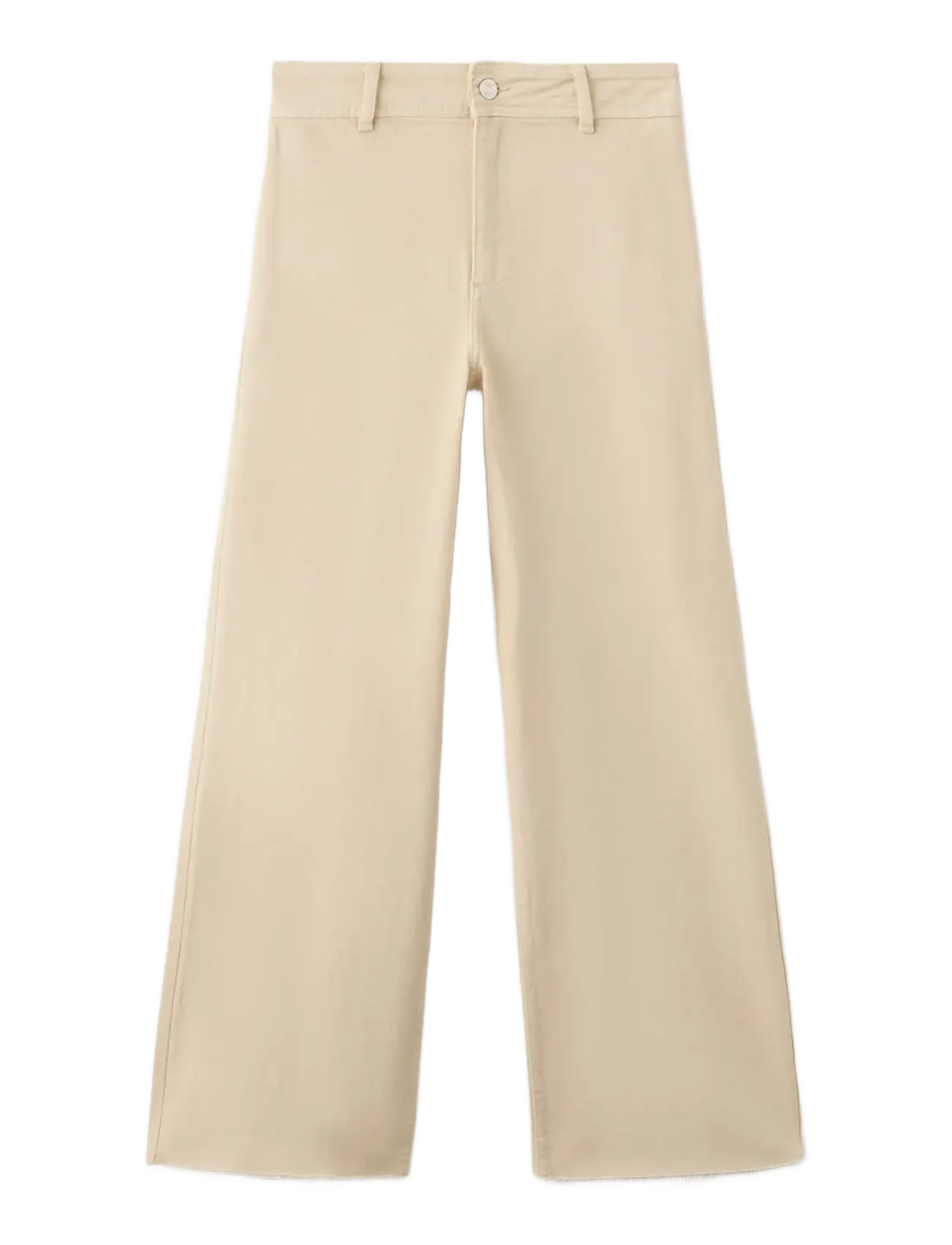 MANGO Catherin Culotte High-Rise Jeans Cream - 44 - Damen