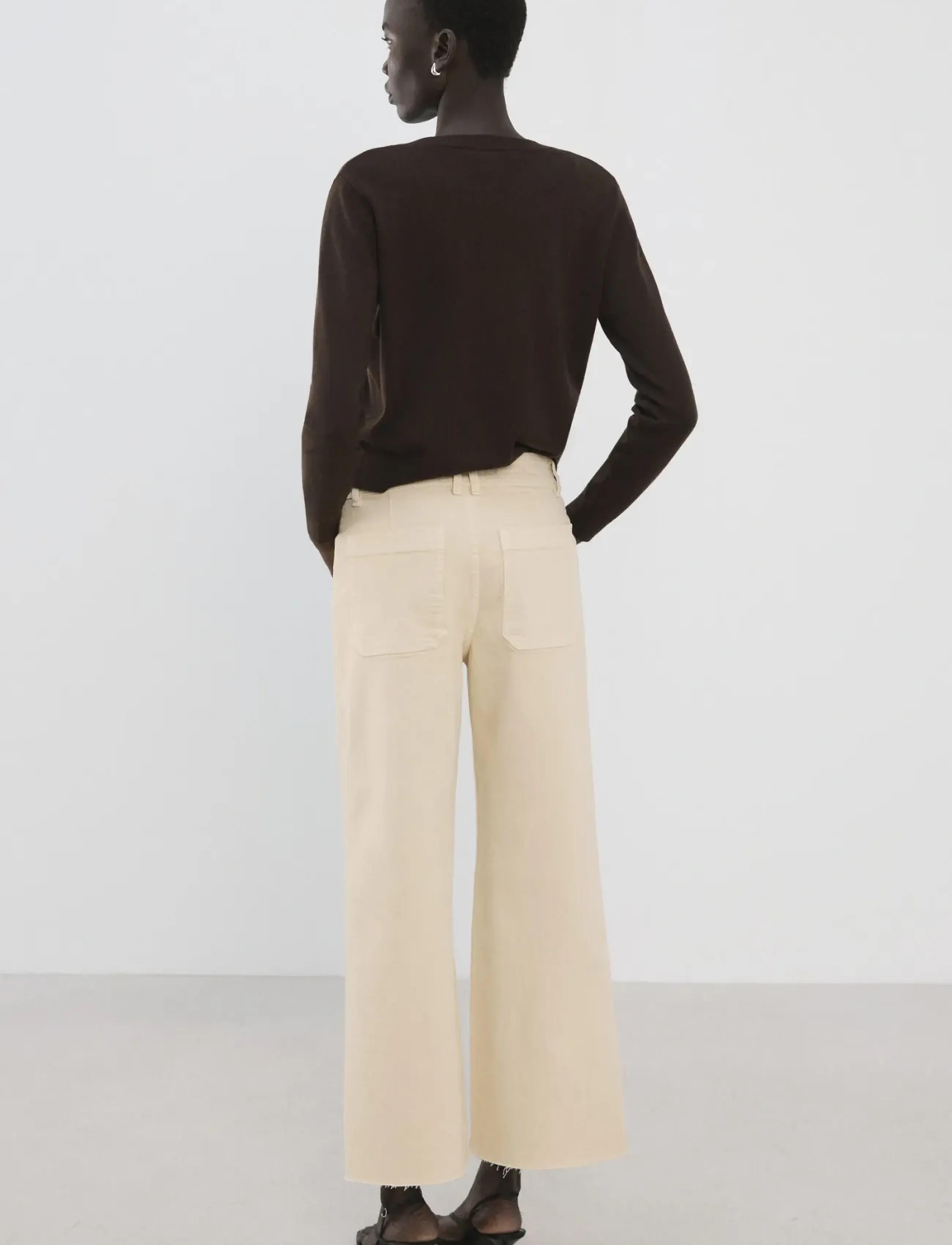 Mango - Catherin culotte high-rise jeans - die niedrigsten preise - yellow - 2