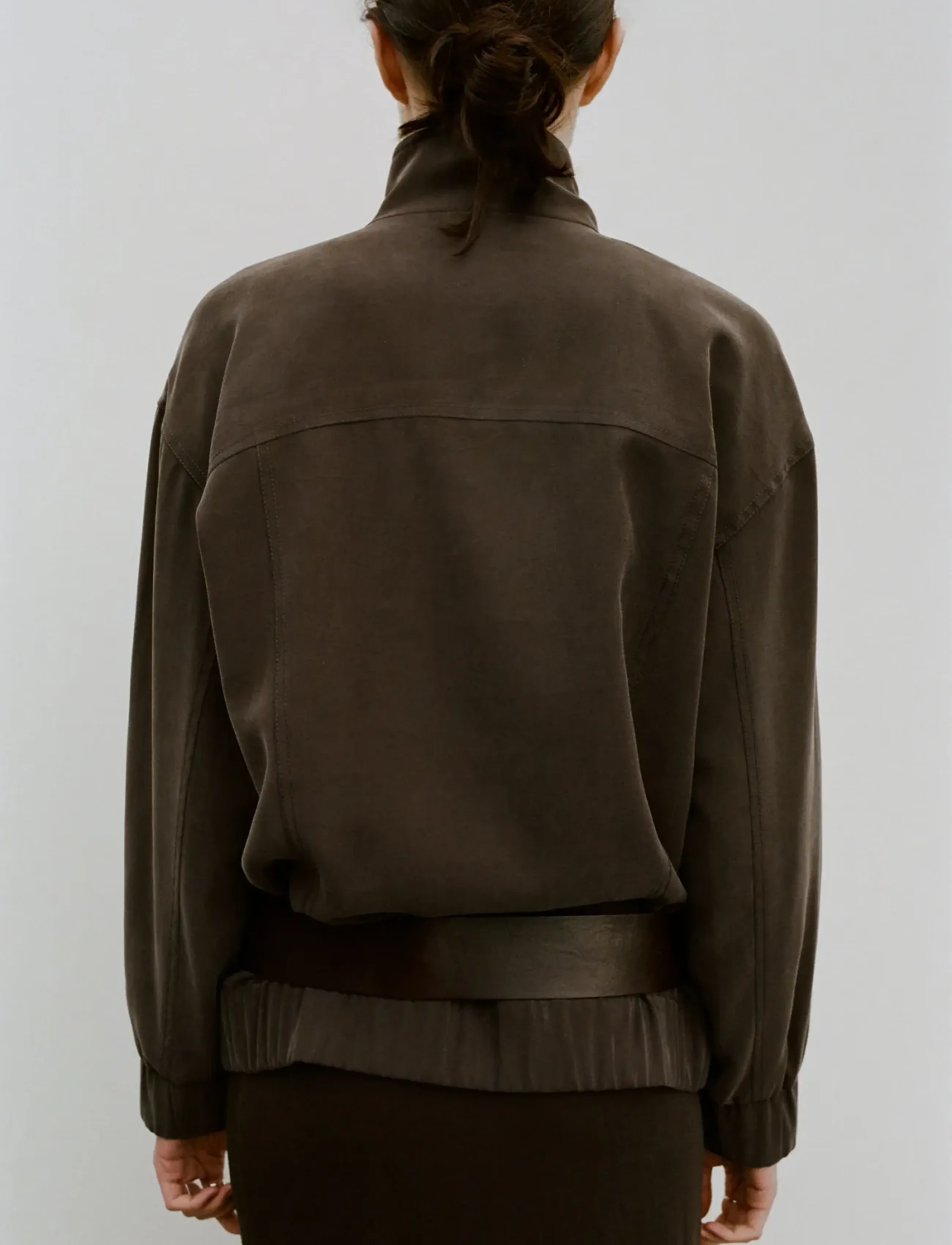 Mango Oversize jacket with pockets - Jackor & Kappor - DARK BROWN / brown