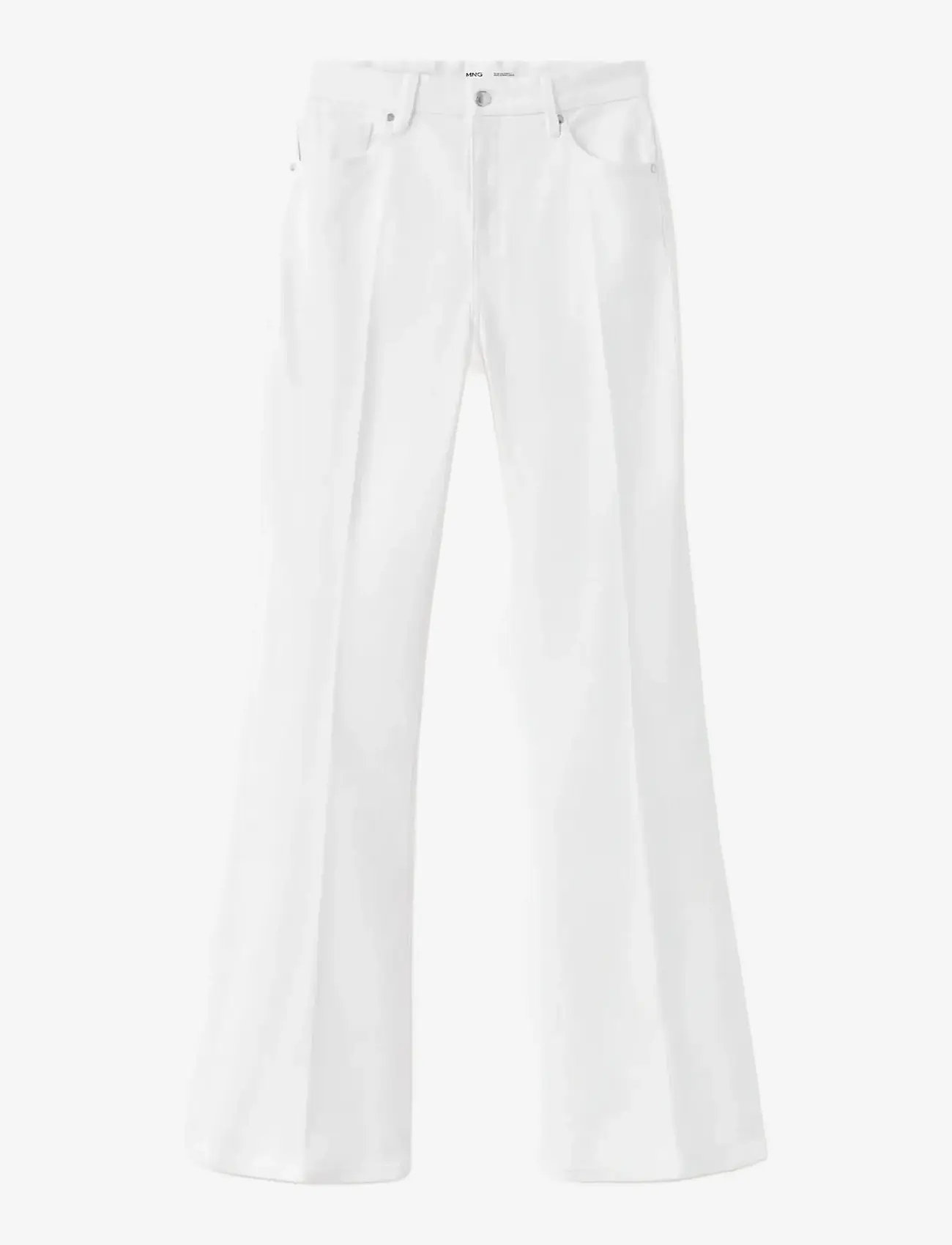 Mango - Violet flared high-rise jeans - flared jeans - white - 1