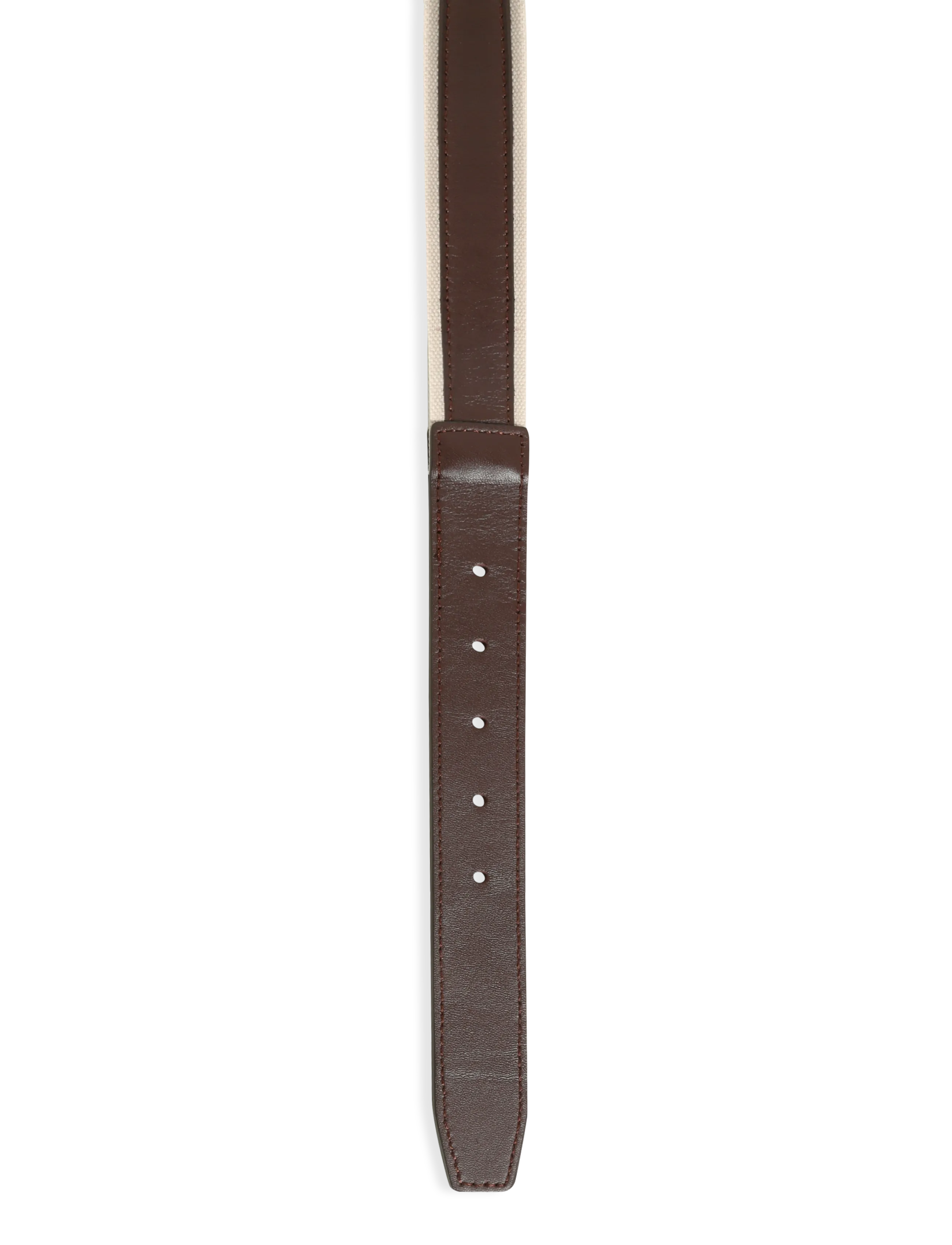 Mango - Leather mixed belt - brown - 2