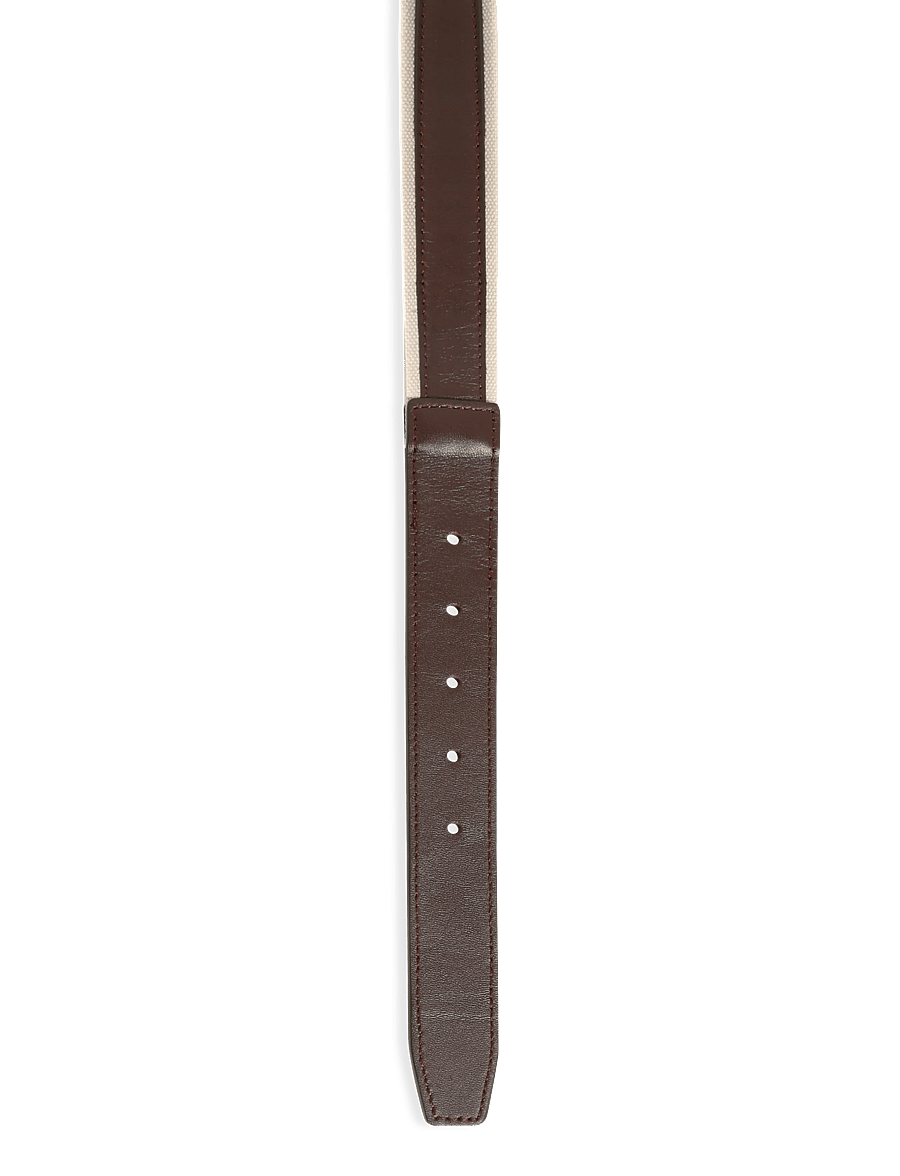 Mango - Leather mixed belt - klassiset vyöt - brown - 2