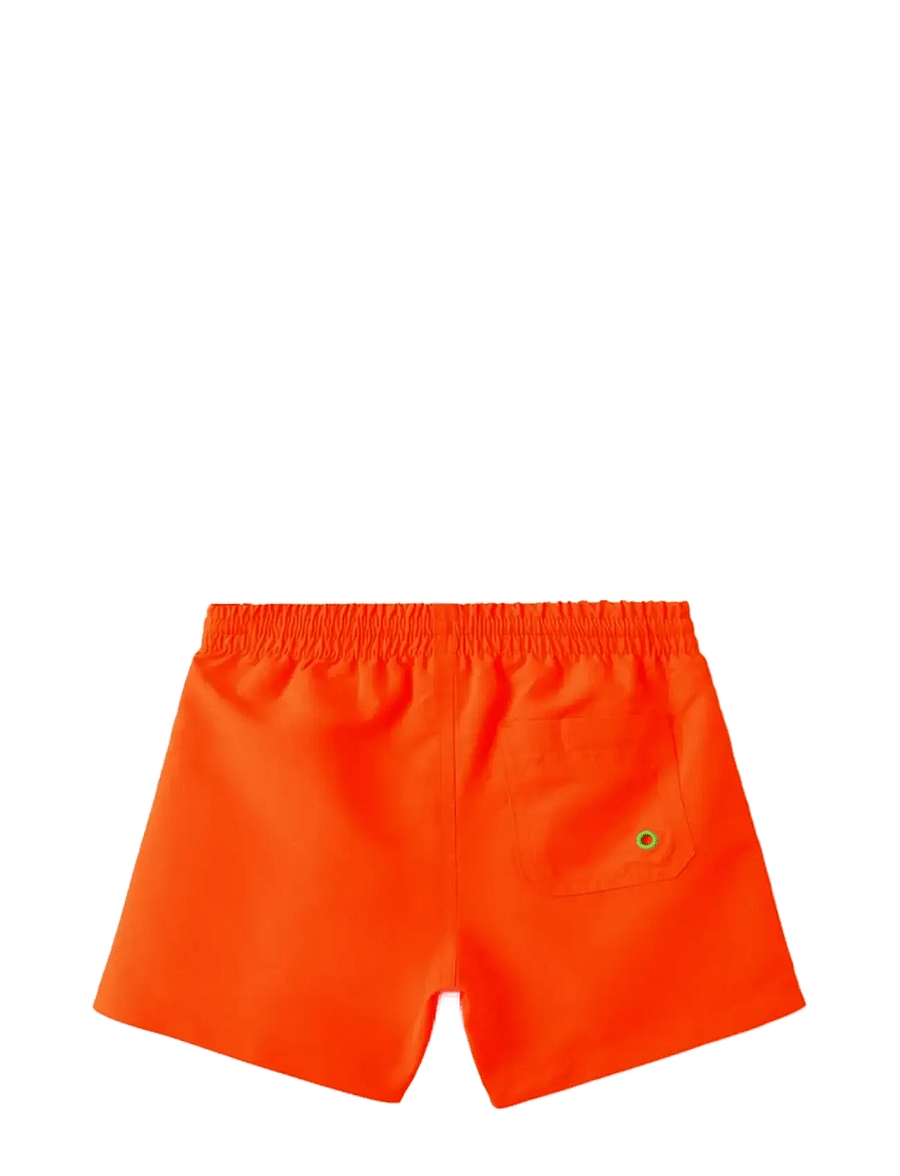 Mango - Contrast drawstring swim shorts - badebukser - bright orange - 1