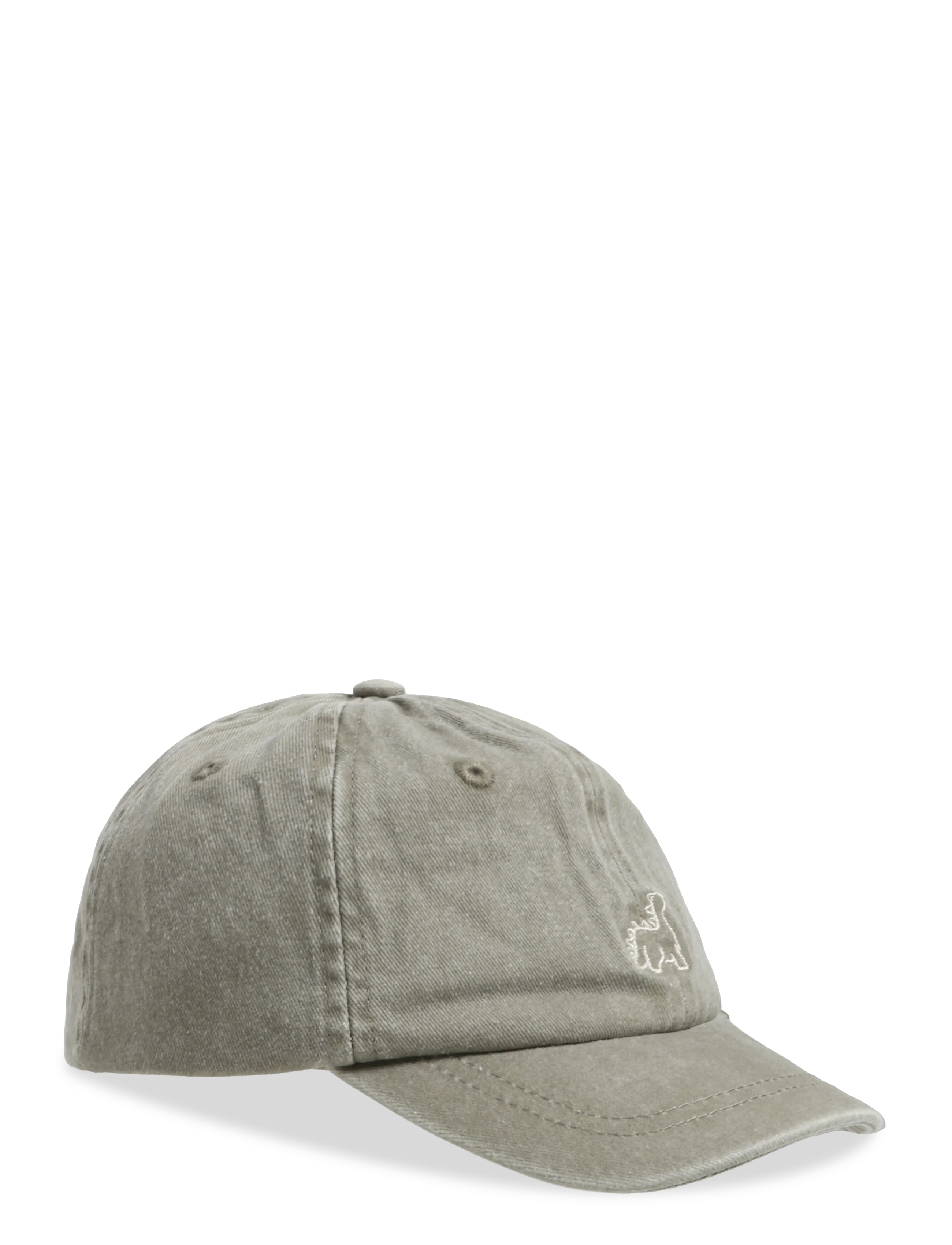 Mango Embroidered graphic cap - Julekalender - BEIGE - KHAKI / khaki/green