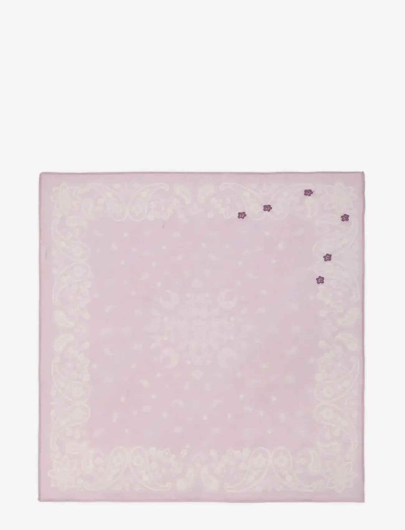 Mango - Paisley-print bandana scarf - halsdukar - lt-pastel purple - 0