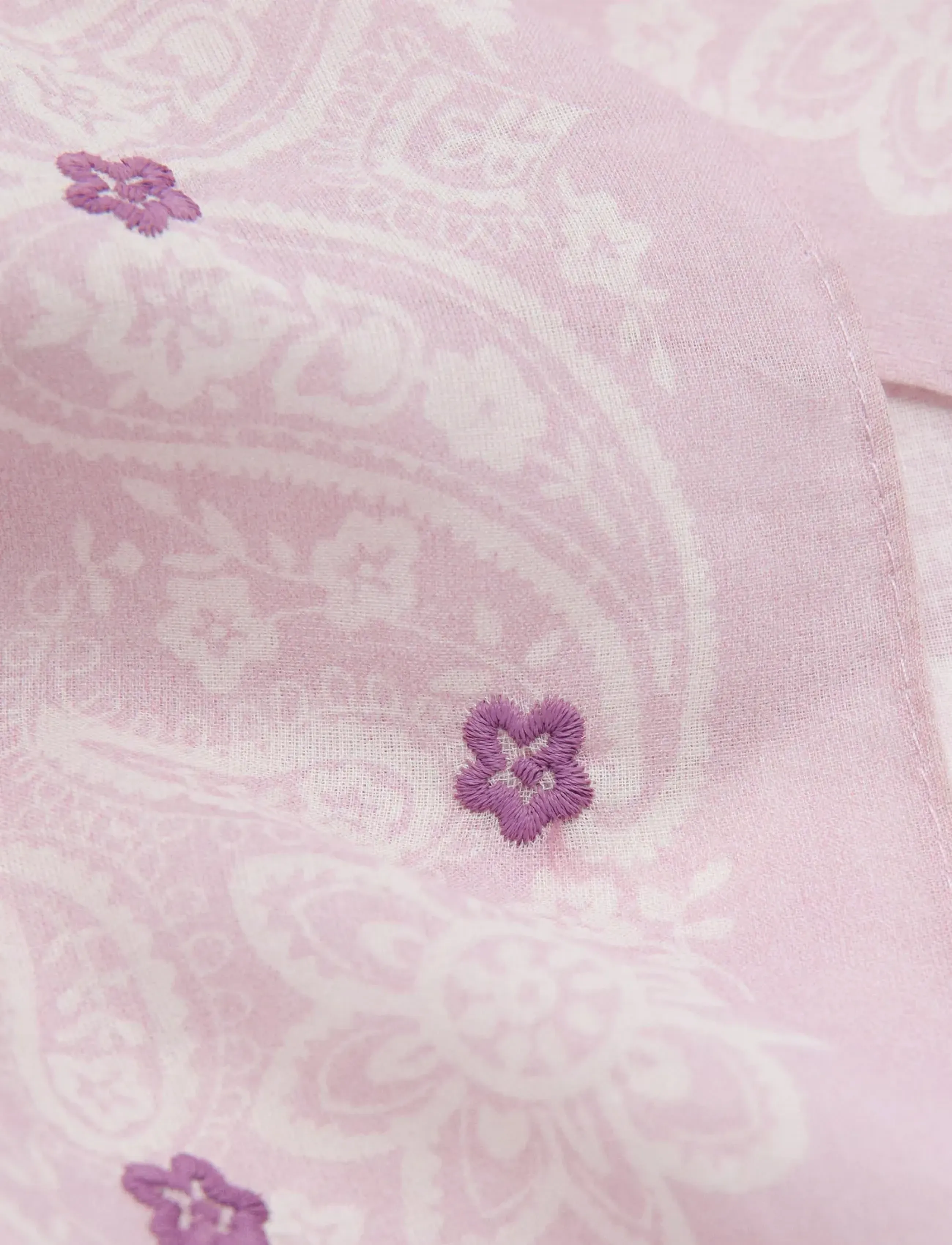 Mango - Paisley-print bandana scarf - accessoires - lt-pastel purple - 1