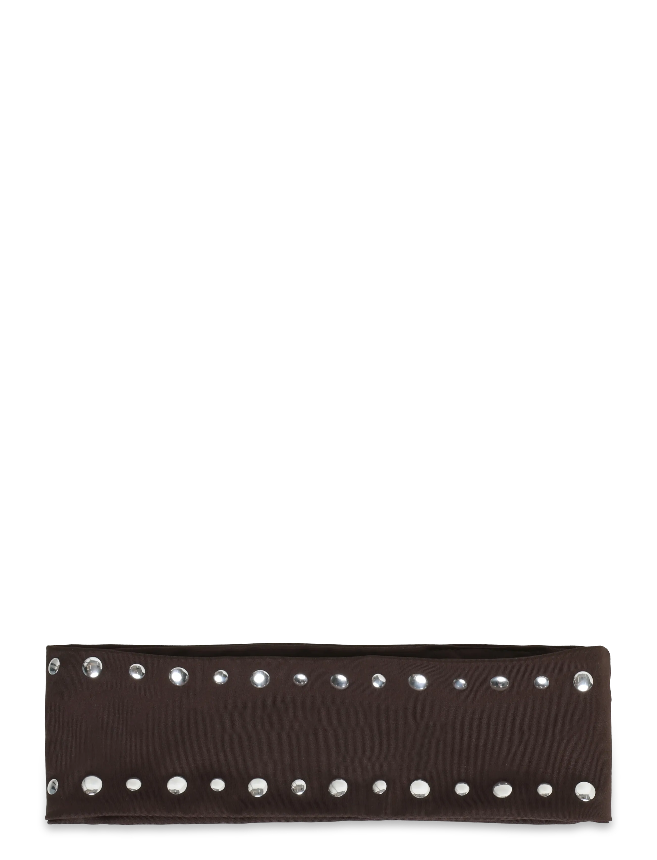 Mango Studded headband - Kepsar & Hattar - DARK BROWN / brown