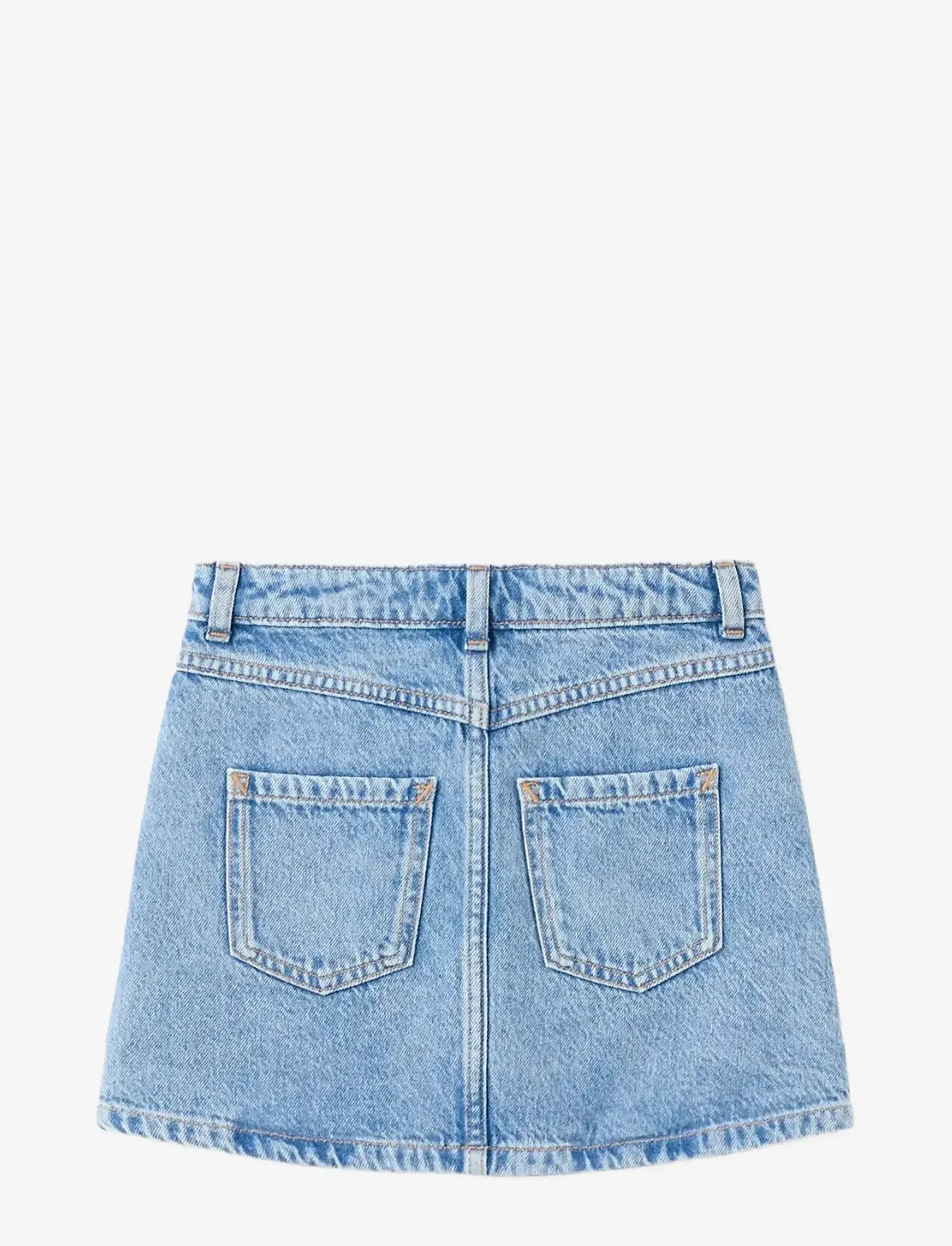 Mango - Studded denim skirt - korte nederdele - open blue - 1