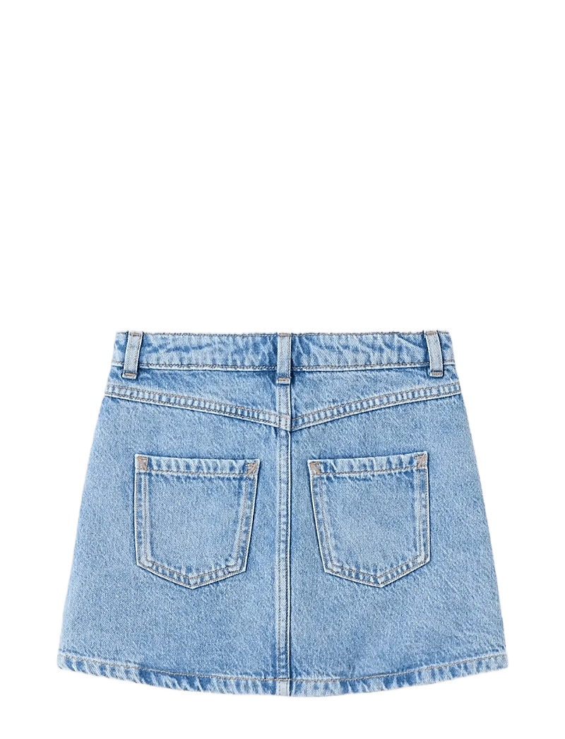 Mango - Studded denim skirt - korte nederdele - open blue - 1