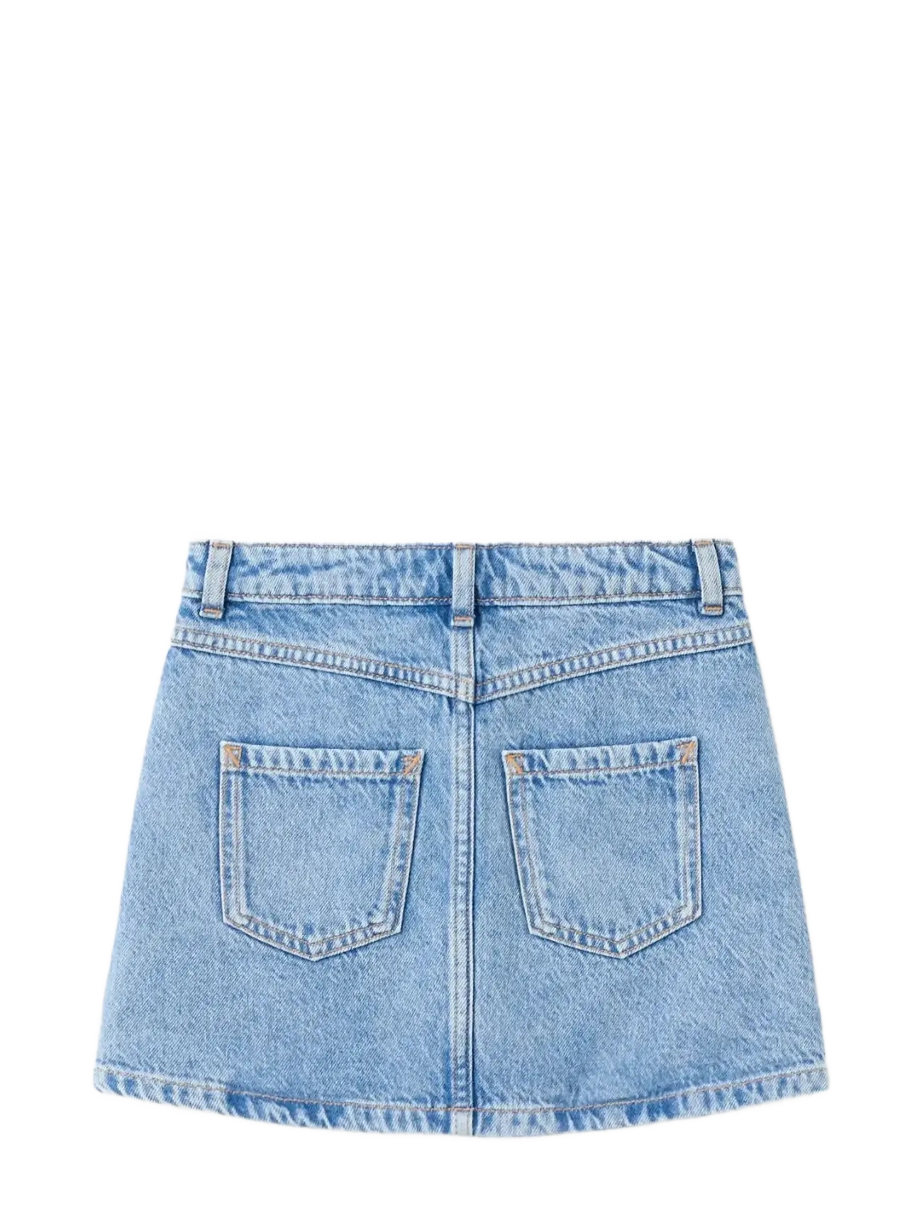 Mango - Studded denim skirt - minihameet - open blue - 1