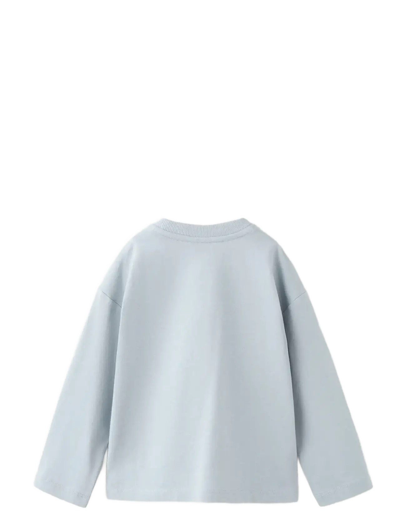 Mango - Pocket cotton T-shirt - höstkläder - lt-pastel blue - 2