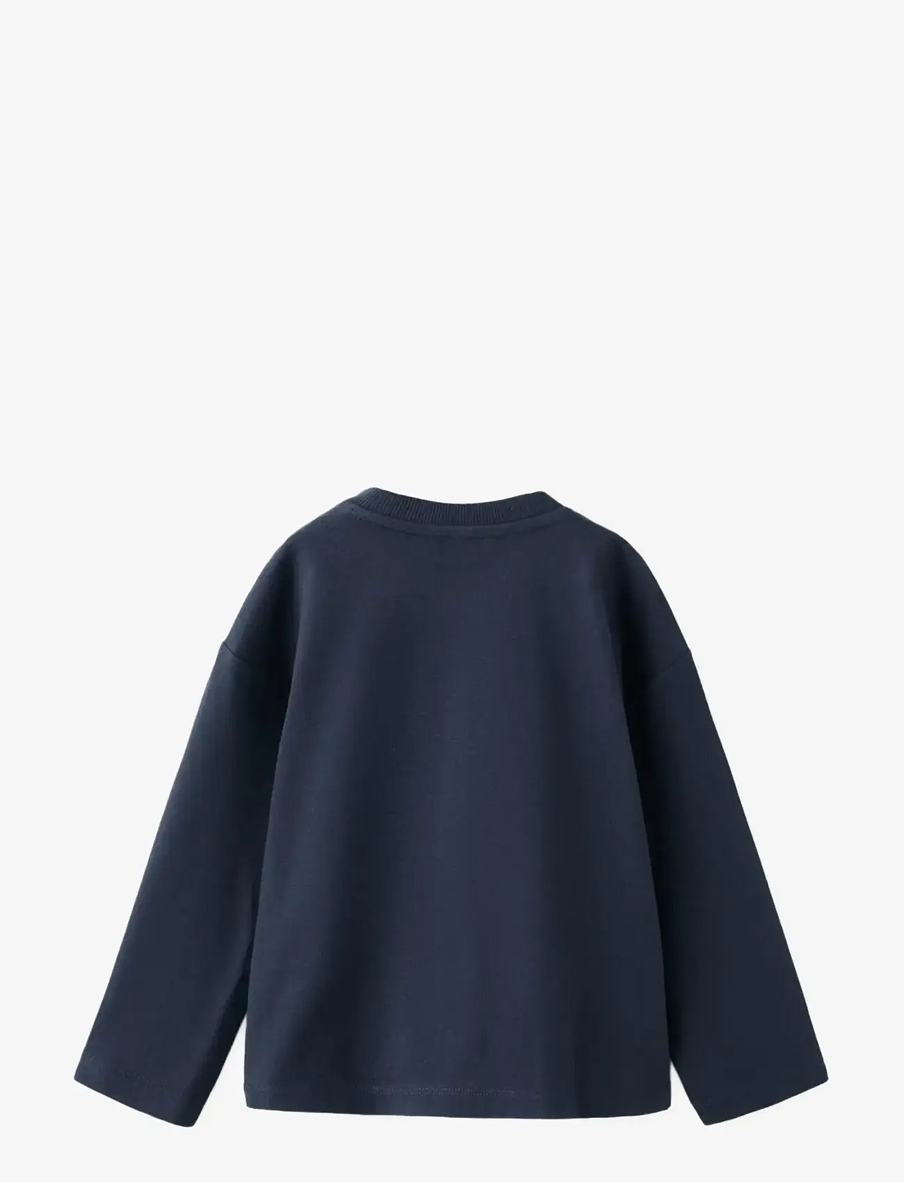 Mango - Pocket cotton T-shirt - langærmede t-shirts - navy - 2