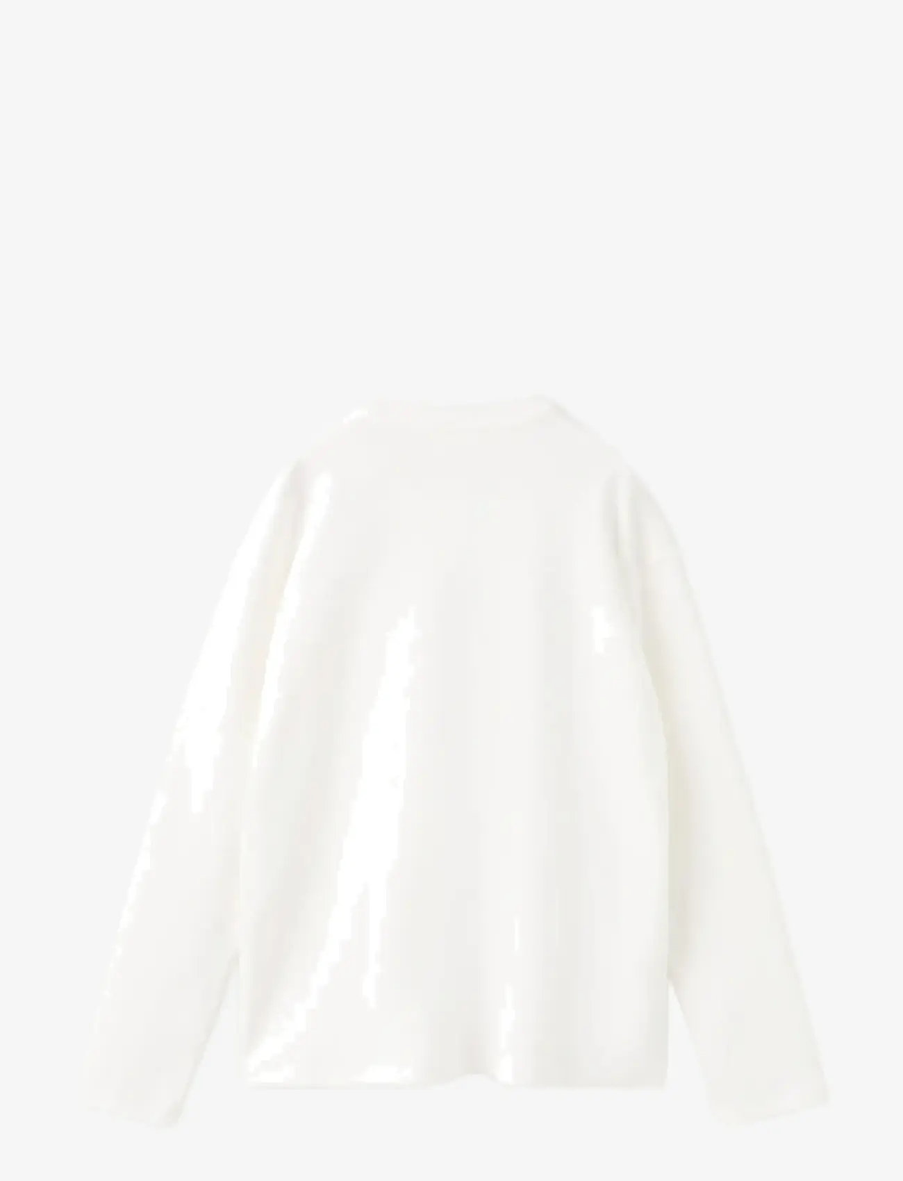 Mango - T-shirt with pocket and seam detail - langärmelig - natural white - 2