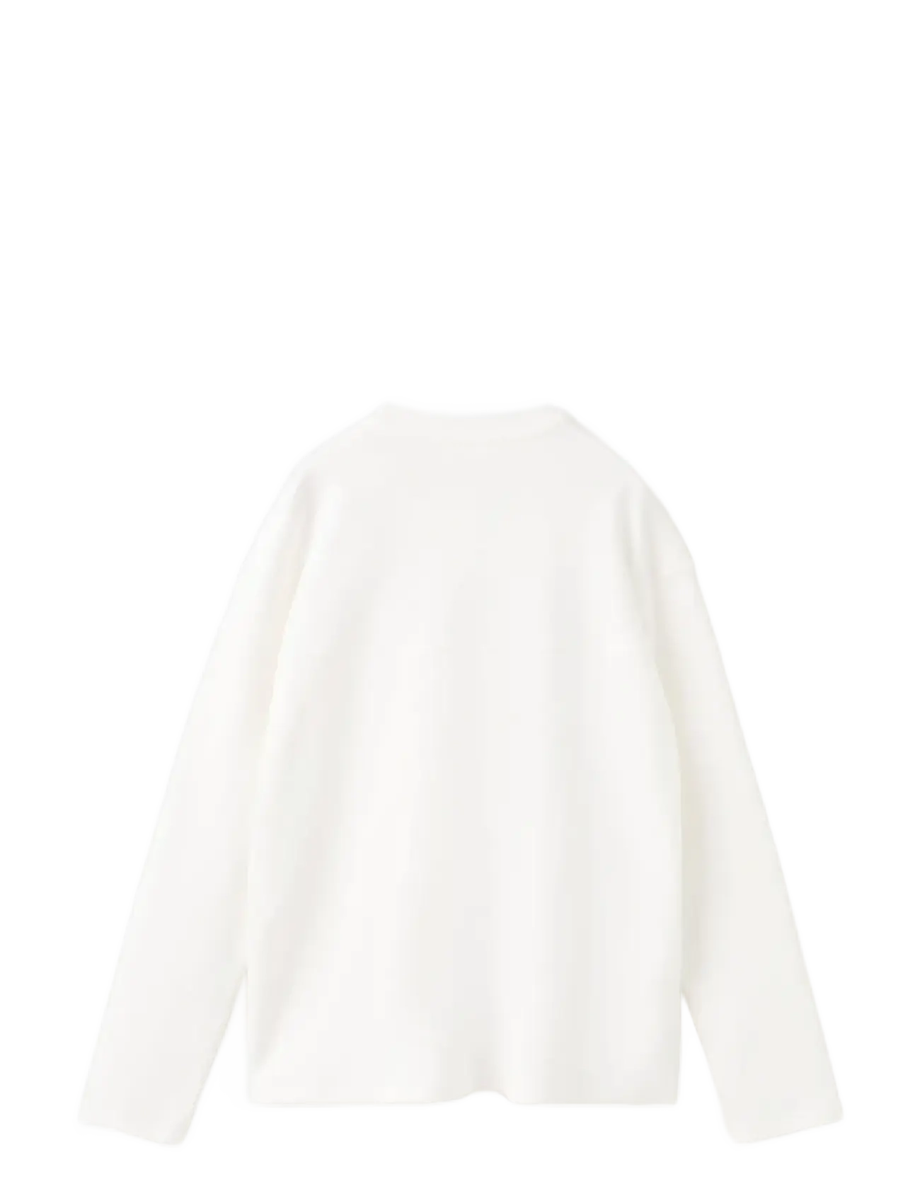 Mango - T-shirt with pocket and seam detail - langærmede t-shirts - natural white - 2