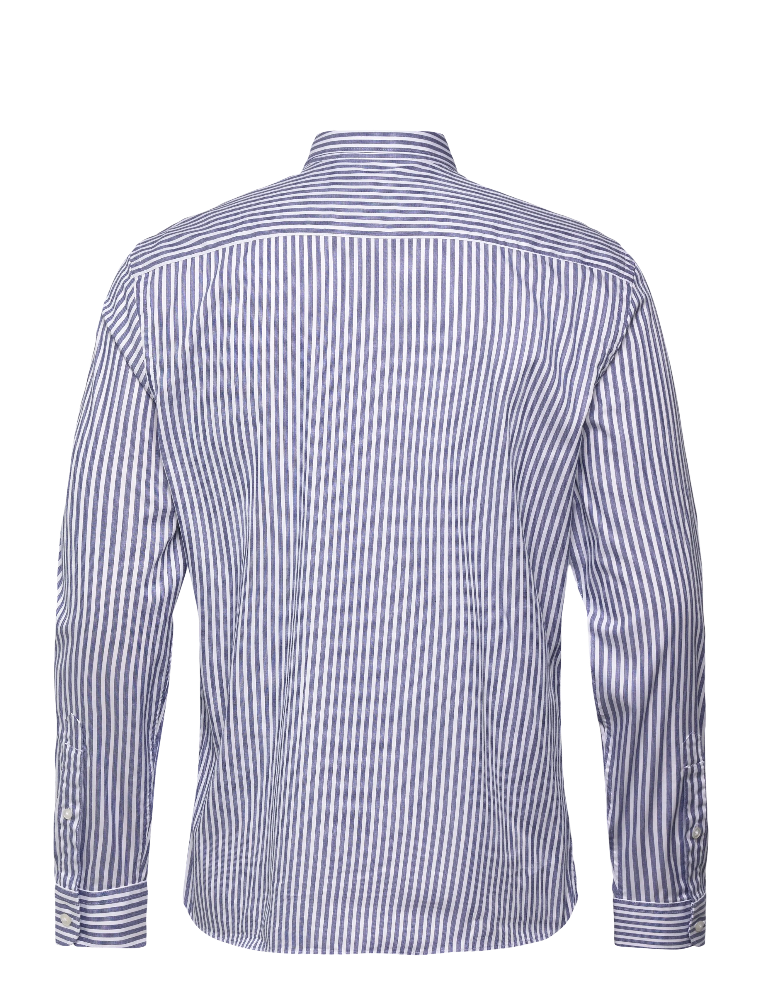 Mango - Regular fit striped cotton shirt - die niedrigsten preise - medium blue - 2