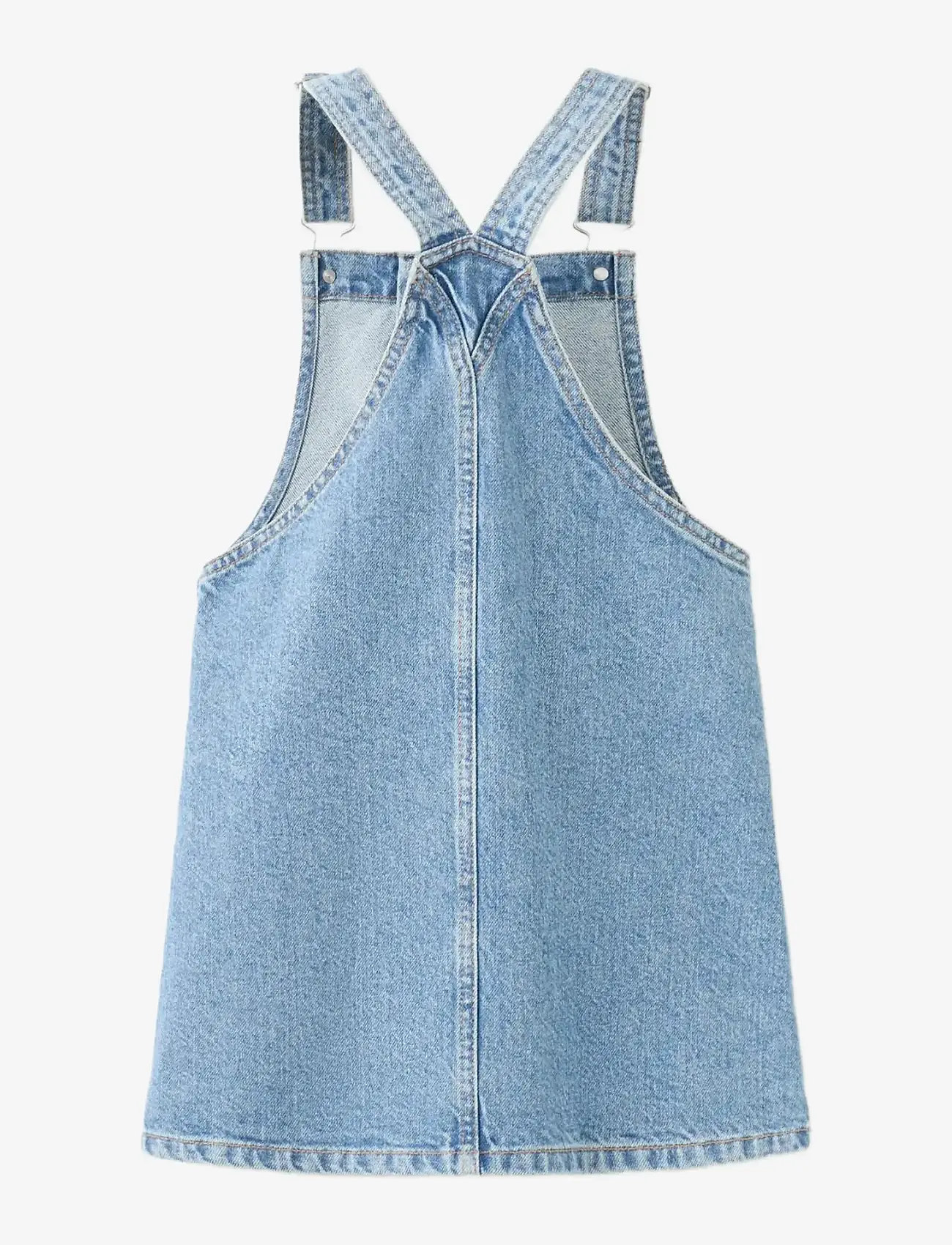 Mango - Short denim pinafore - overallkjoler - open blue - 1