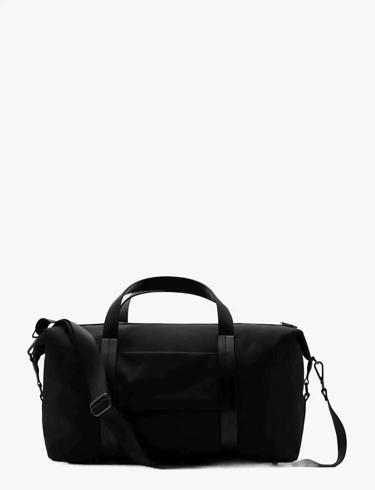 Mango - Combined leather bowling handbag - nach anlass kaufen - black - 0