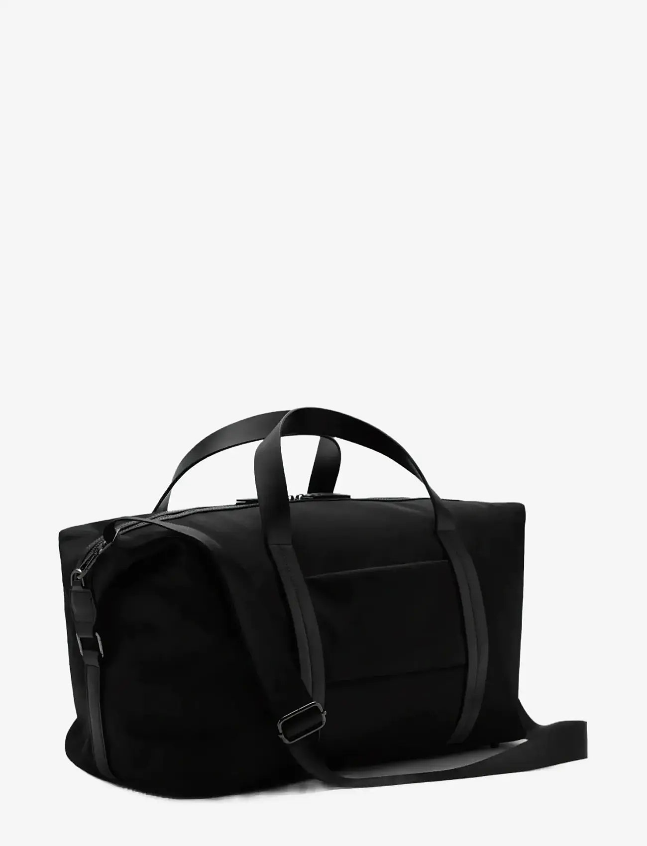 Mango - Combined leather bowling handbag - nach anlass kaufen - black - 1