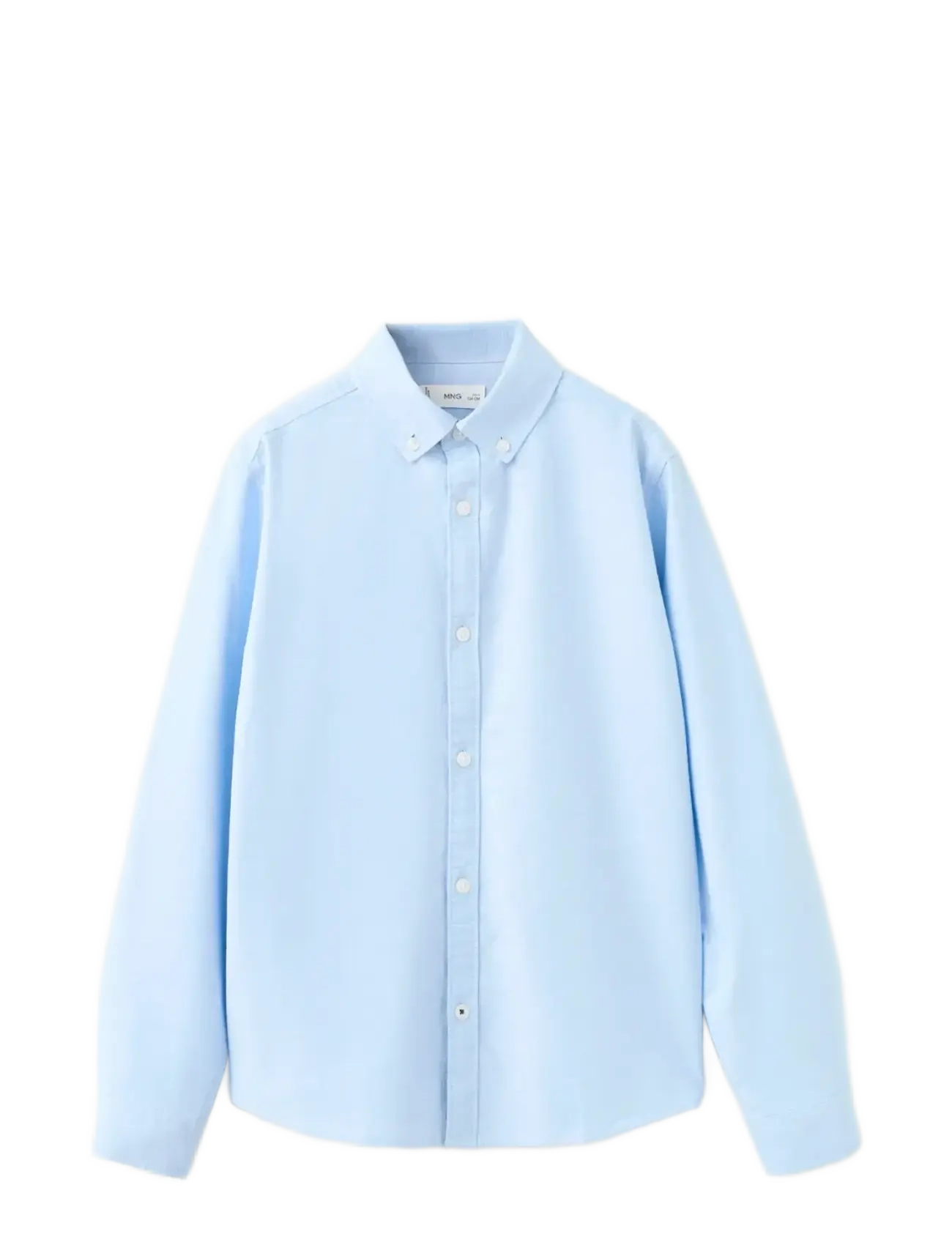 Oxford cotton shirt - LT-PASTEL BLUE