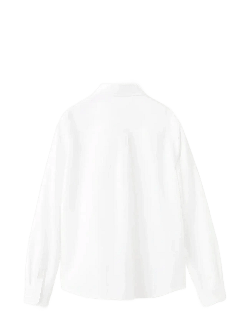 Mango - Oxford cotton shirt - langærmede skjorter - white - 2