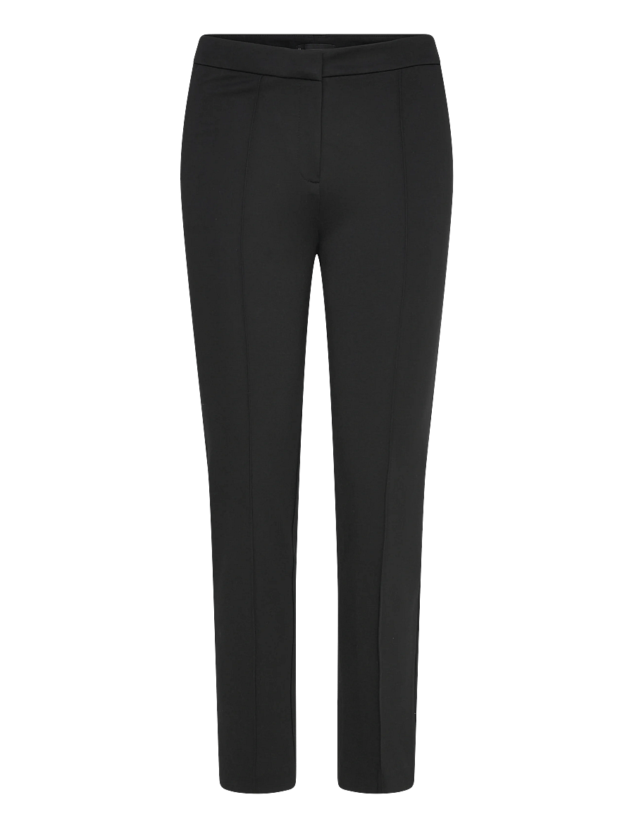 Mango - Mid-rise suit trousers - habitbukser - black - 1