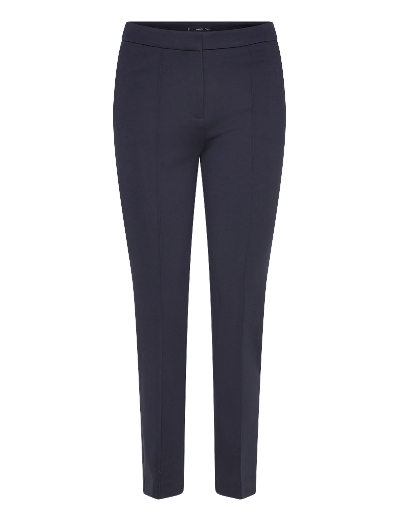 Mango - Mid-rise suit trousers - formell - navy - 1