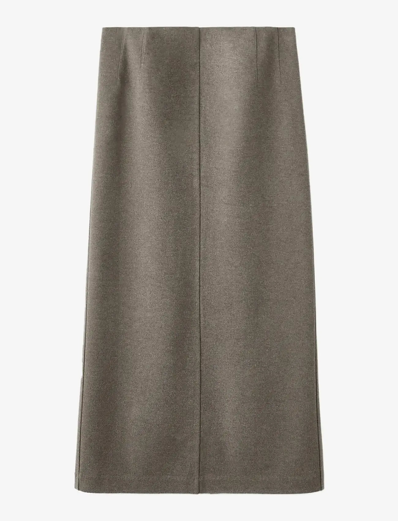 Mango - Opening pencil skirt - midi kjolar - medium brown - 1