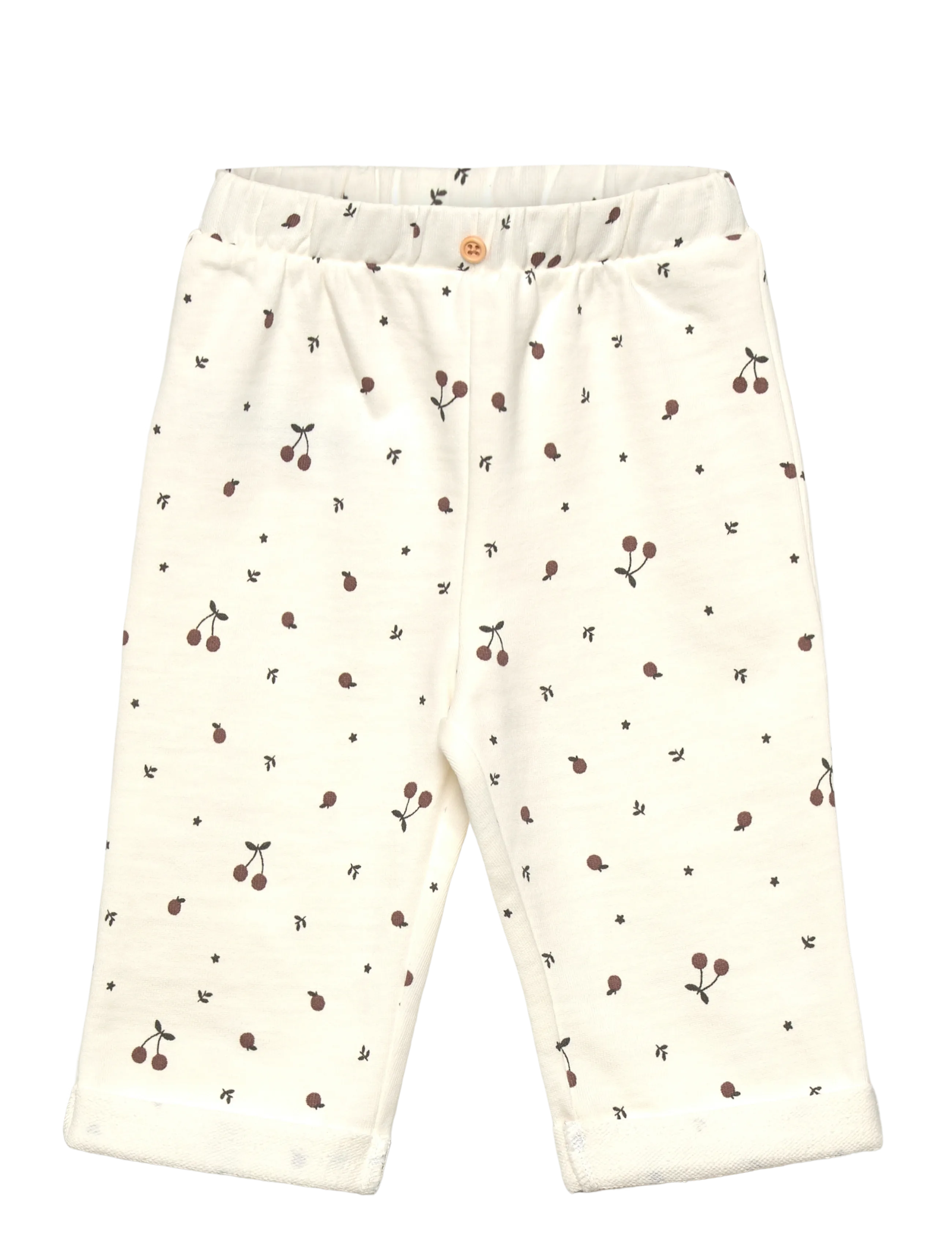 Mango Printed cotton joggers - Kläder - NATURAL WHITE / cream